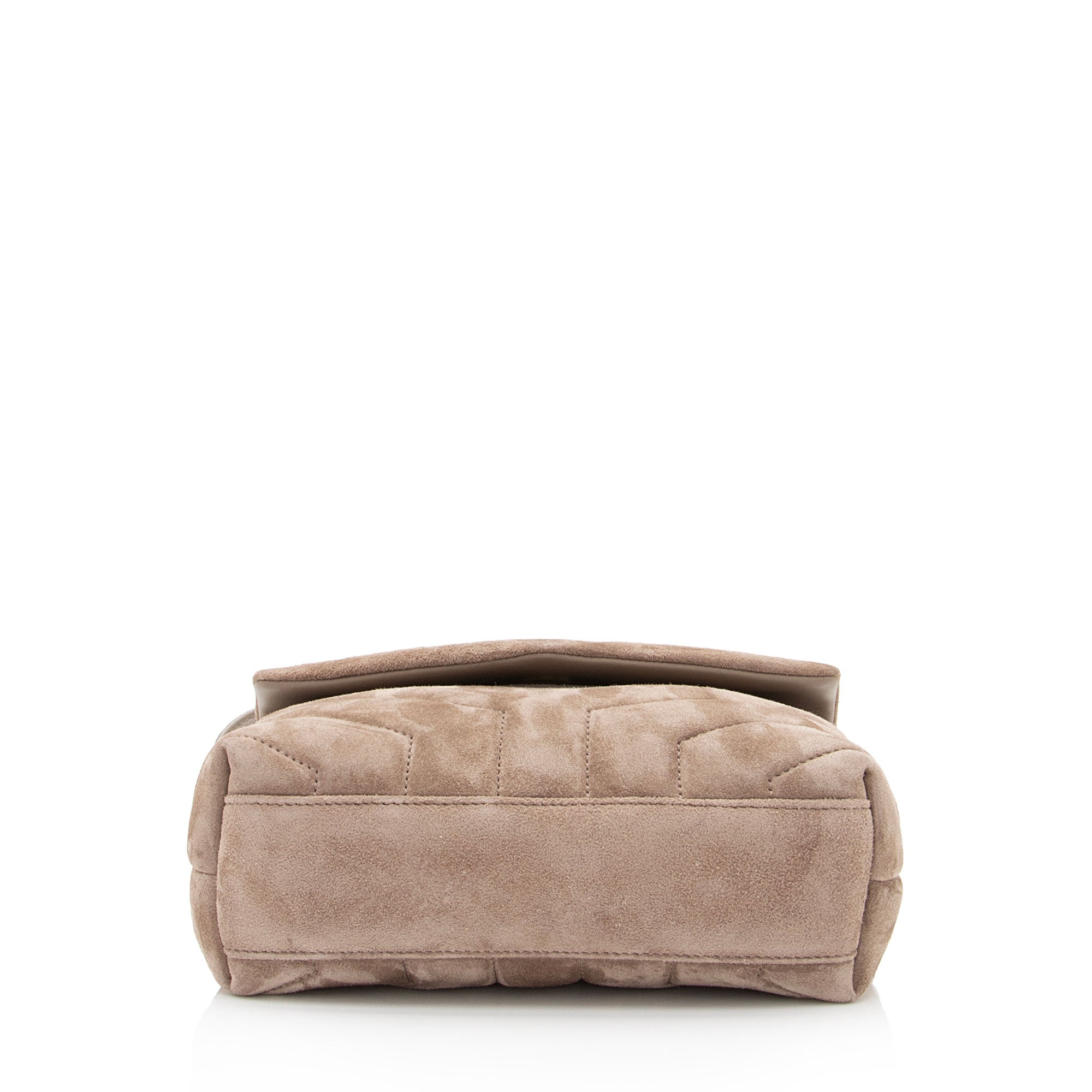 Saint Laurent Suede Monogram LouLou Toy Crossbody Bag (SHF-c1jm6y)