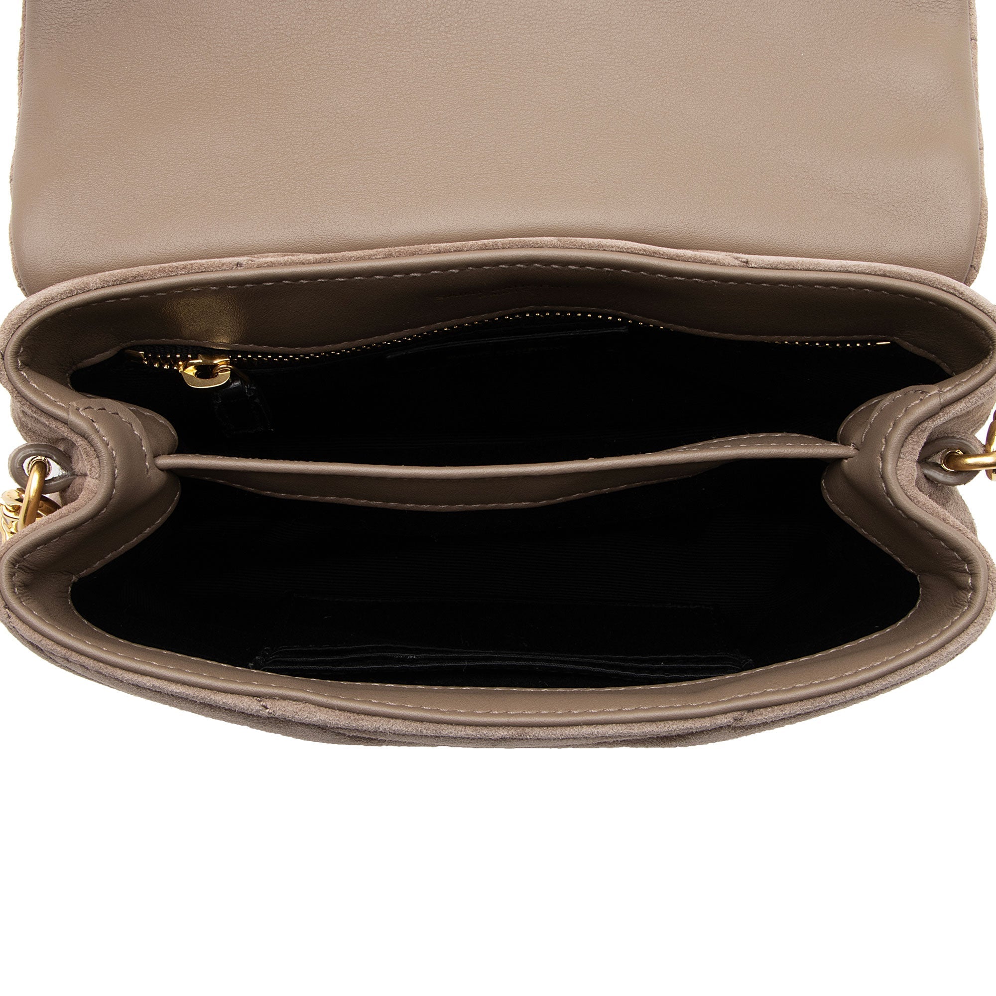 Saint Laurent Suede Monogram LouLou Toy Crossbody Bag (SHF-c1jm6y)