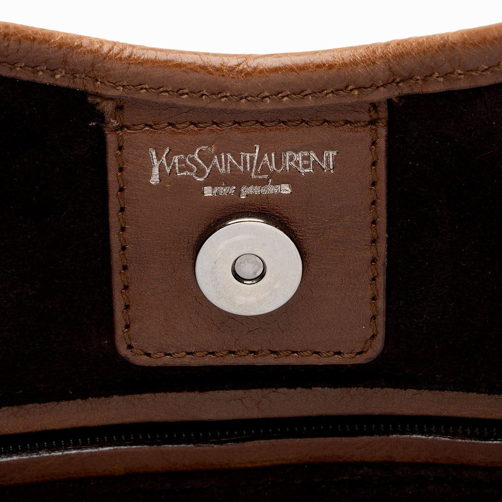 Saint Laurent Vintage Leather Mombasa Saint Tropez Shoulder Bag (SHF-wIHhzM)