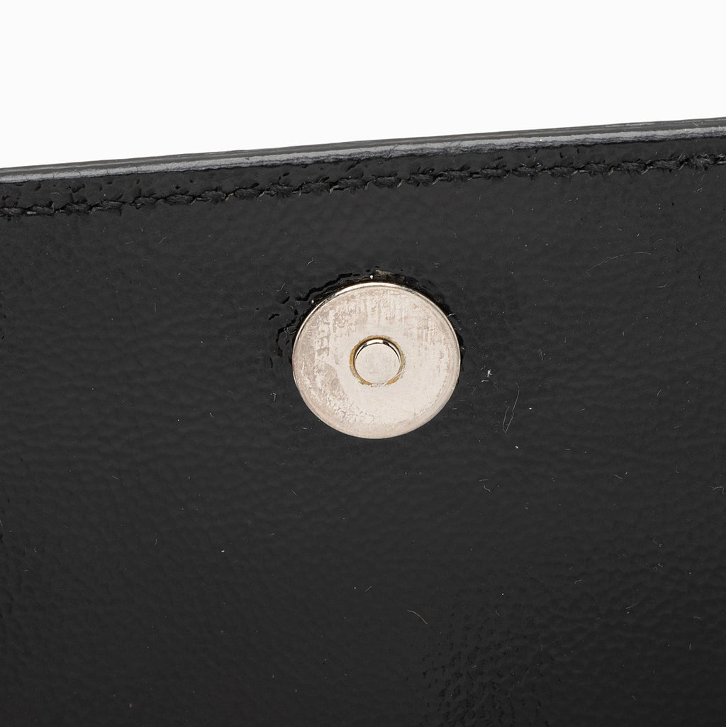 Saint Laurent Vintage Patent Leather Monogram Belle de Jour Clutch (SHF-36A795)