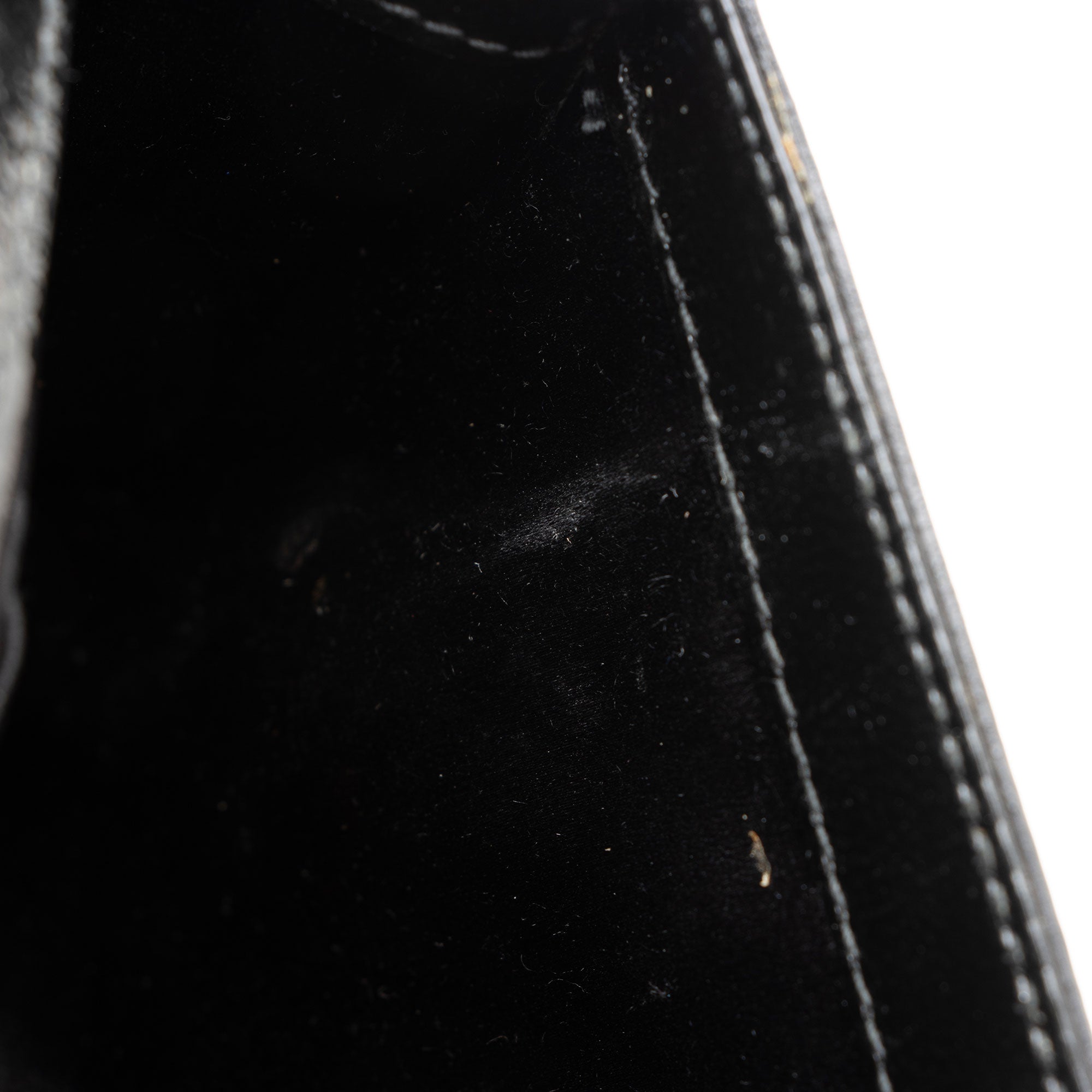 Saint Laurent Vintage Patent Leather Monogram Belle de Jour Clutch (SHF-36A795)