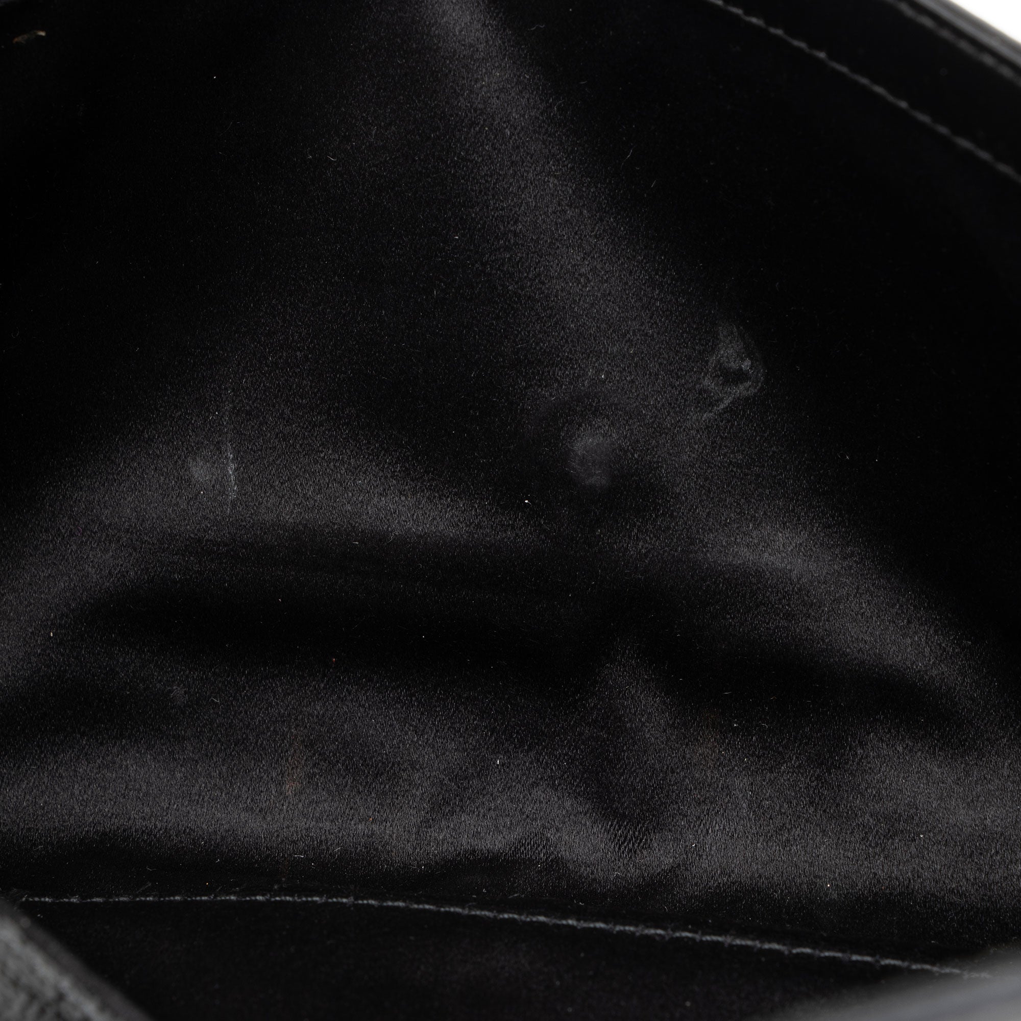 Saint Laurent Vintage Patent Leather Monogram Belle de Jour Clutch (SHF-36A795)