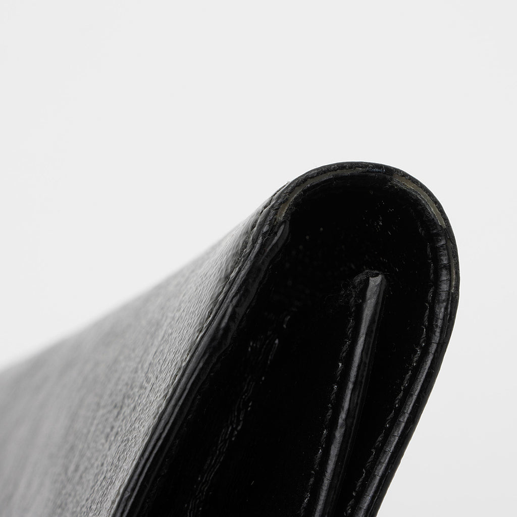 Saint Laurent Vintage Patent Leather Monogram Belle de Jour Clutch (SHF-36A795)
