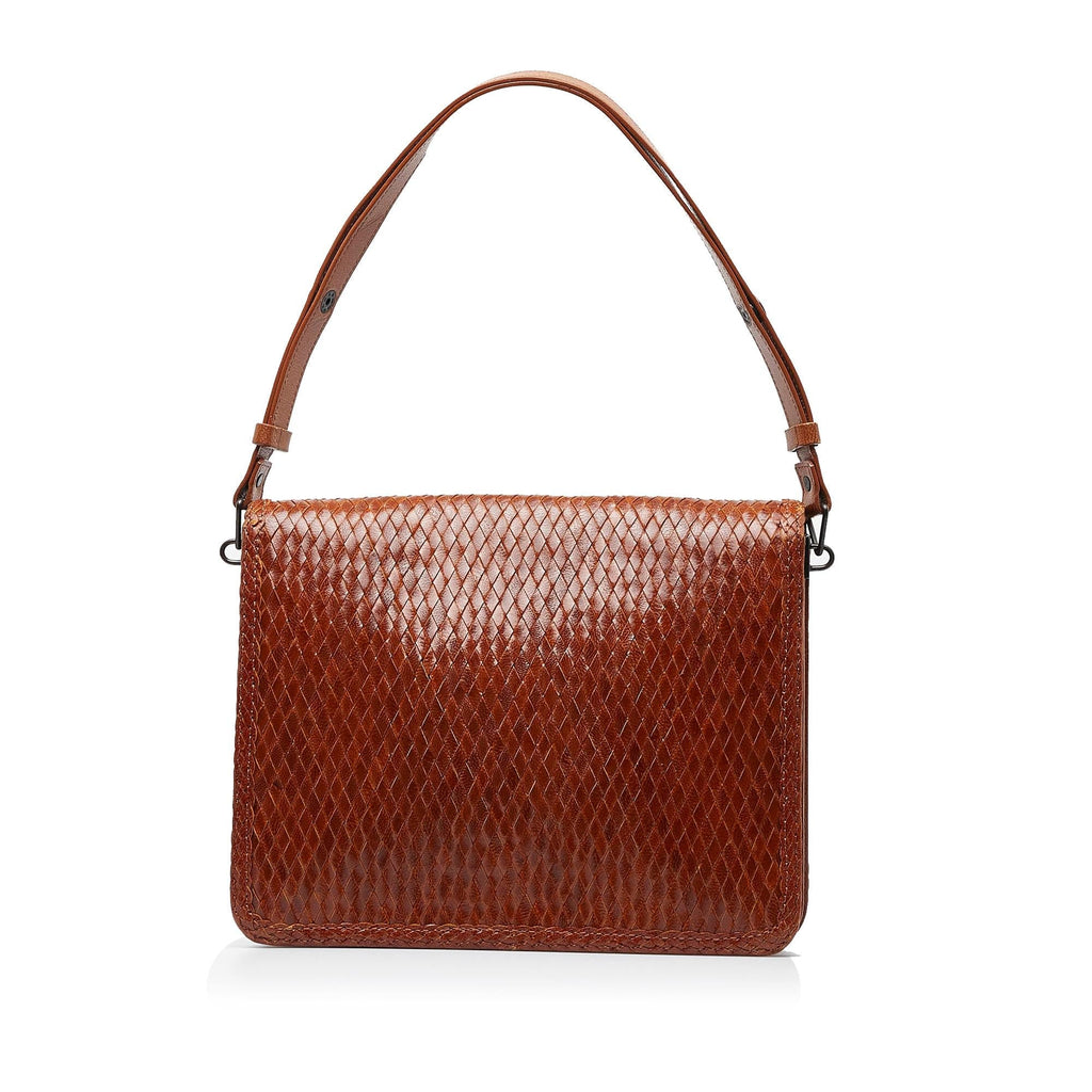 Saint Laurent Woven Leather Handbag (SHG-QipnTN)