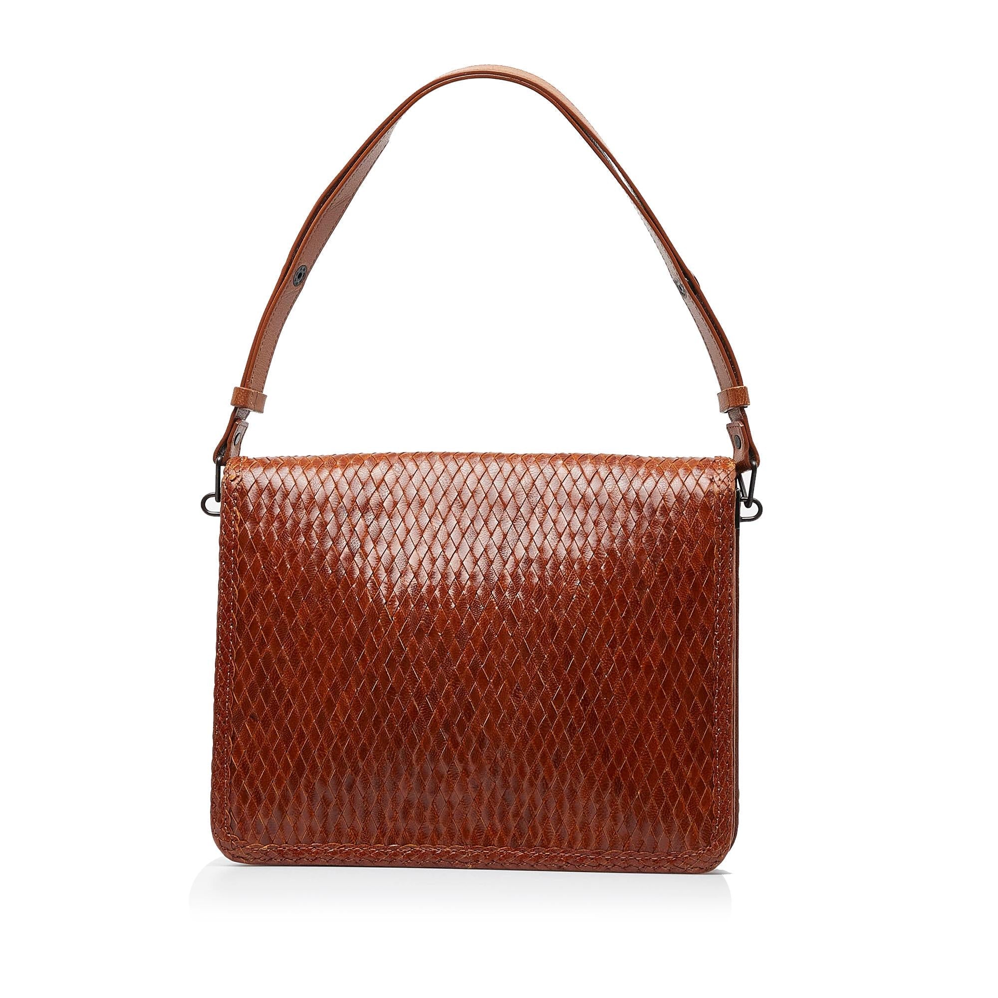 Saint Laurent Woven Leather Handbag (SHG-QipnTN)