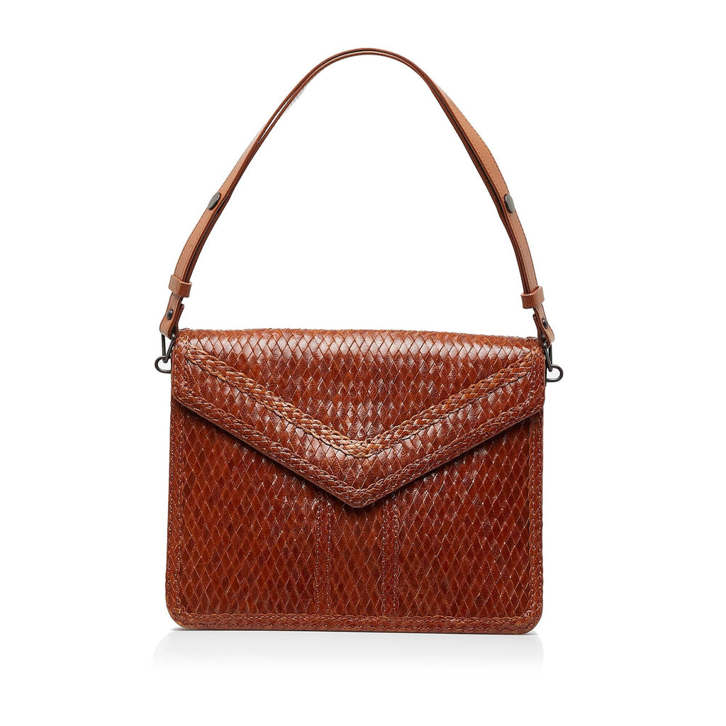 Saint Laurent Woven Leather Handbag (SHG-QipnTN)