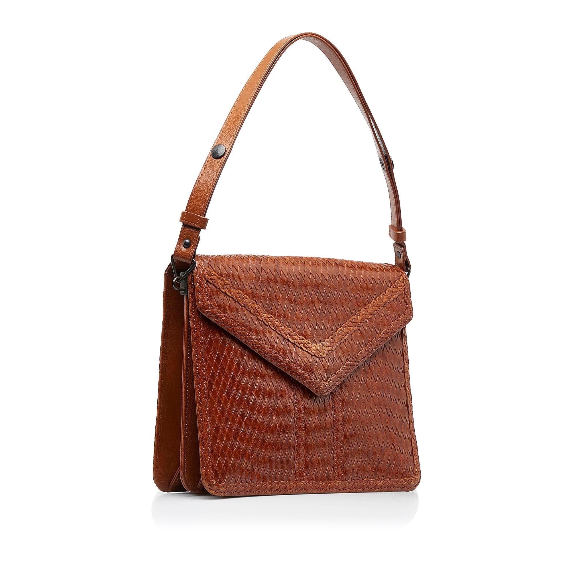Saint Laurent Woven Leather Handbag (SHG-QipnTN)