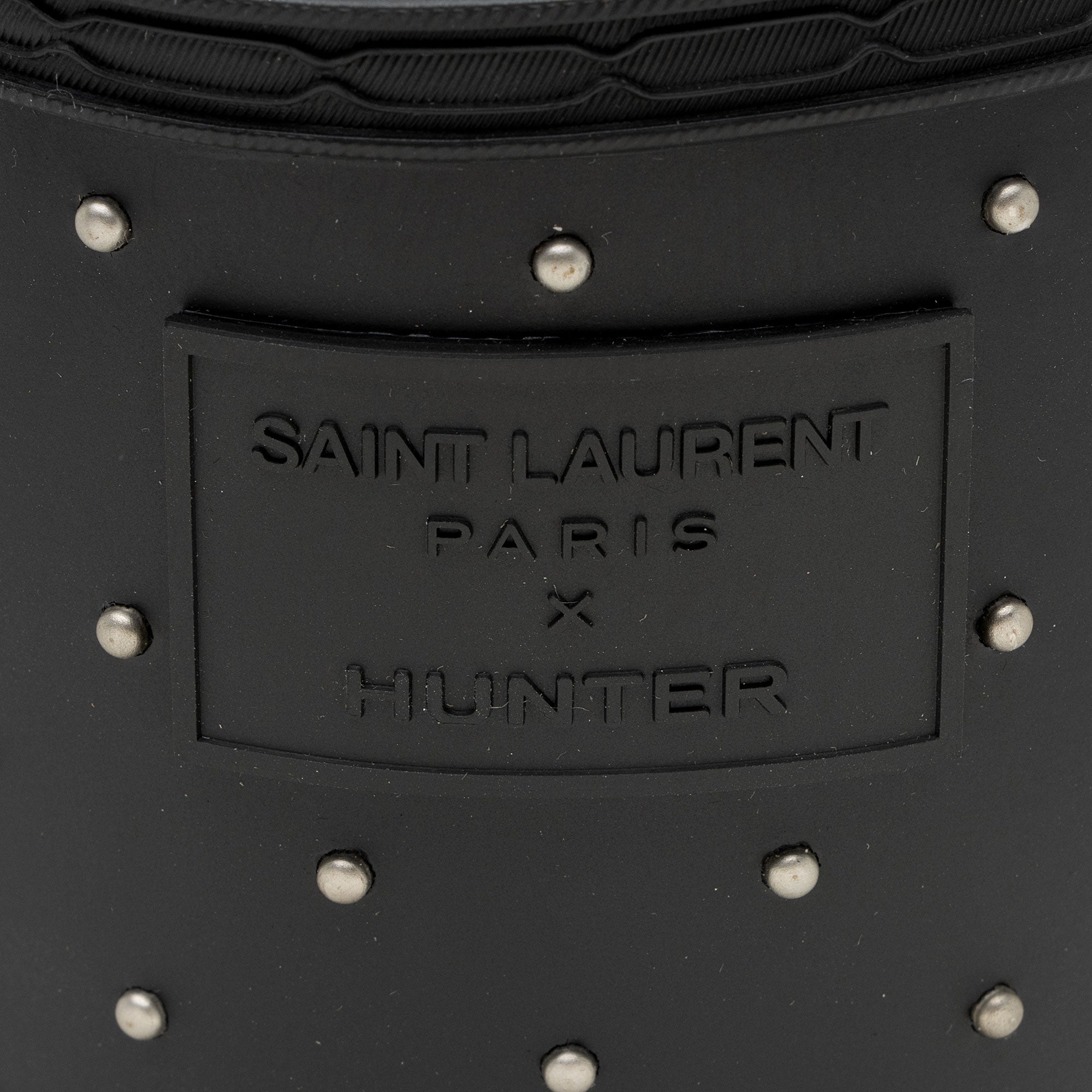 Saint Laurent x Hunter Rubber Studded Rain Boots - Size 6 / 36 (SHF-HBILuP)