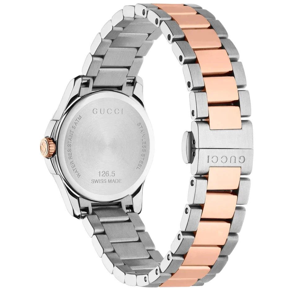 Gucci G-Timeless Ladies Two-Tone Watch YA126564