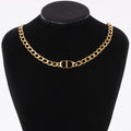 Christian Dior Petit CD Choker Gold Base Metal