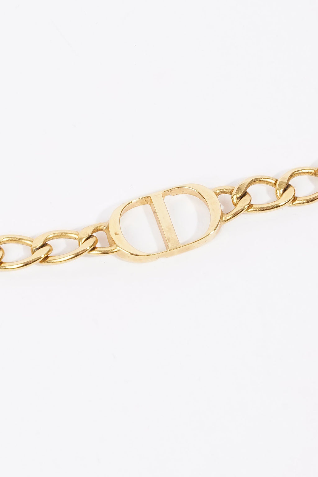 Christian Dior Petit CD Choker Gold Base Metal
