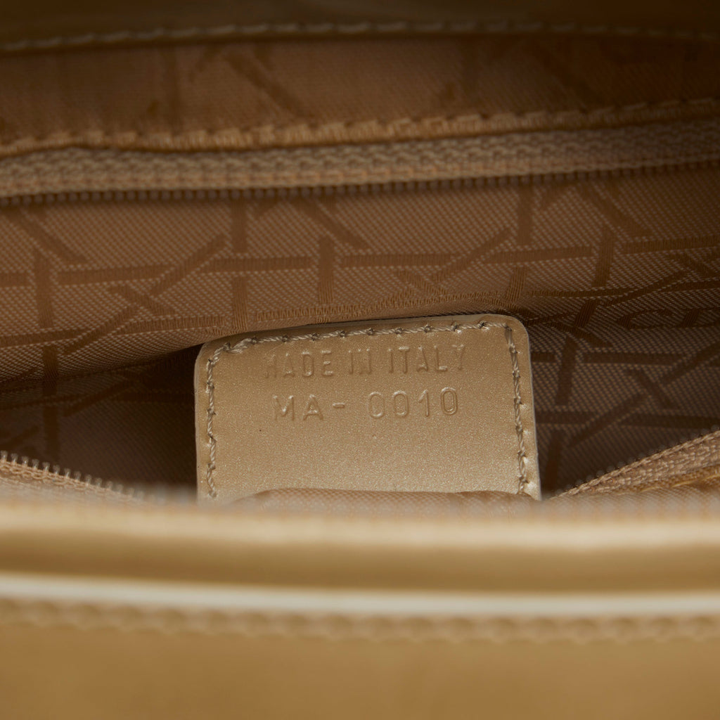 DIOR Patent Malice Pearl Satchel