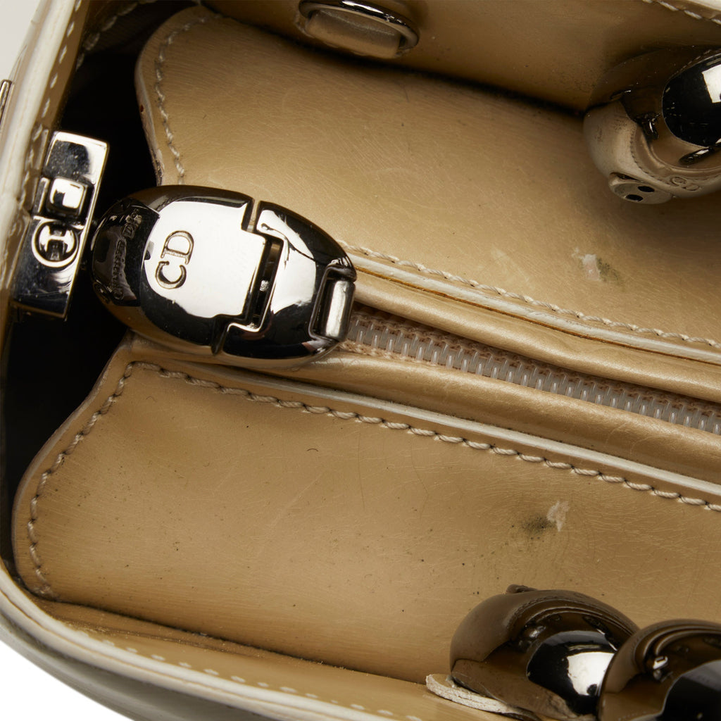 DIOR Patent Malice Pearl Satchel