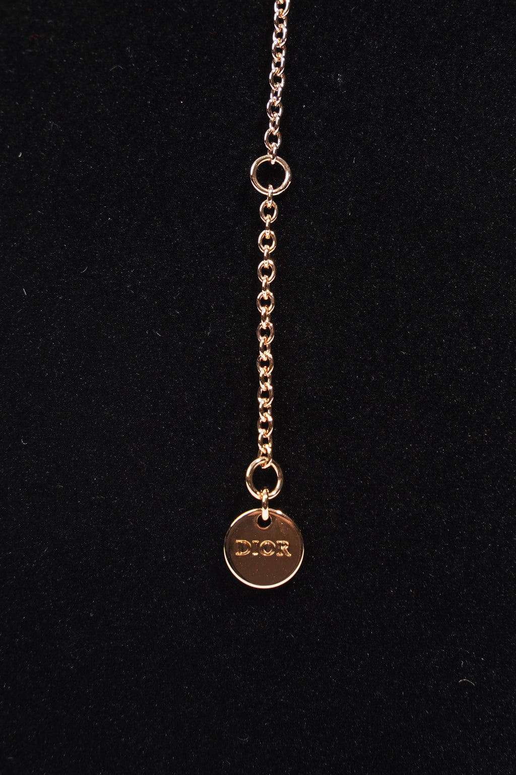 Christian Dior Clair D Lune Necklace Rose Gold Rose Gold