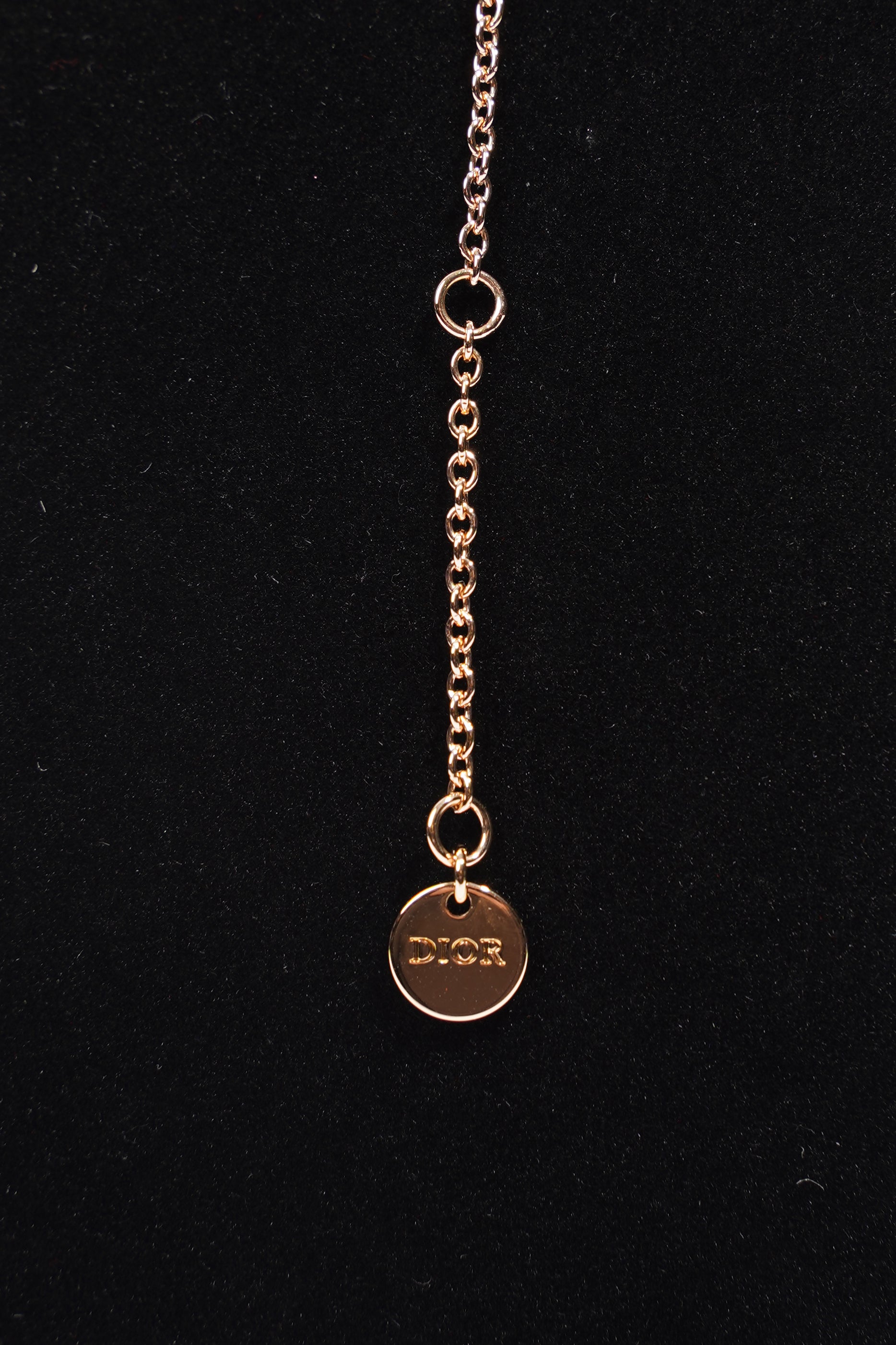 Christian Dior Clair D Lune Necklace Rose Gold Rose Gold