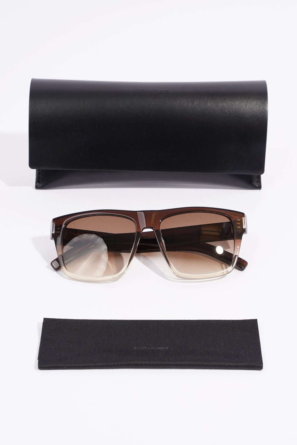 Saint Laurent SL 424 Sunglasses Havana Acetate 145mm