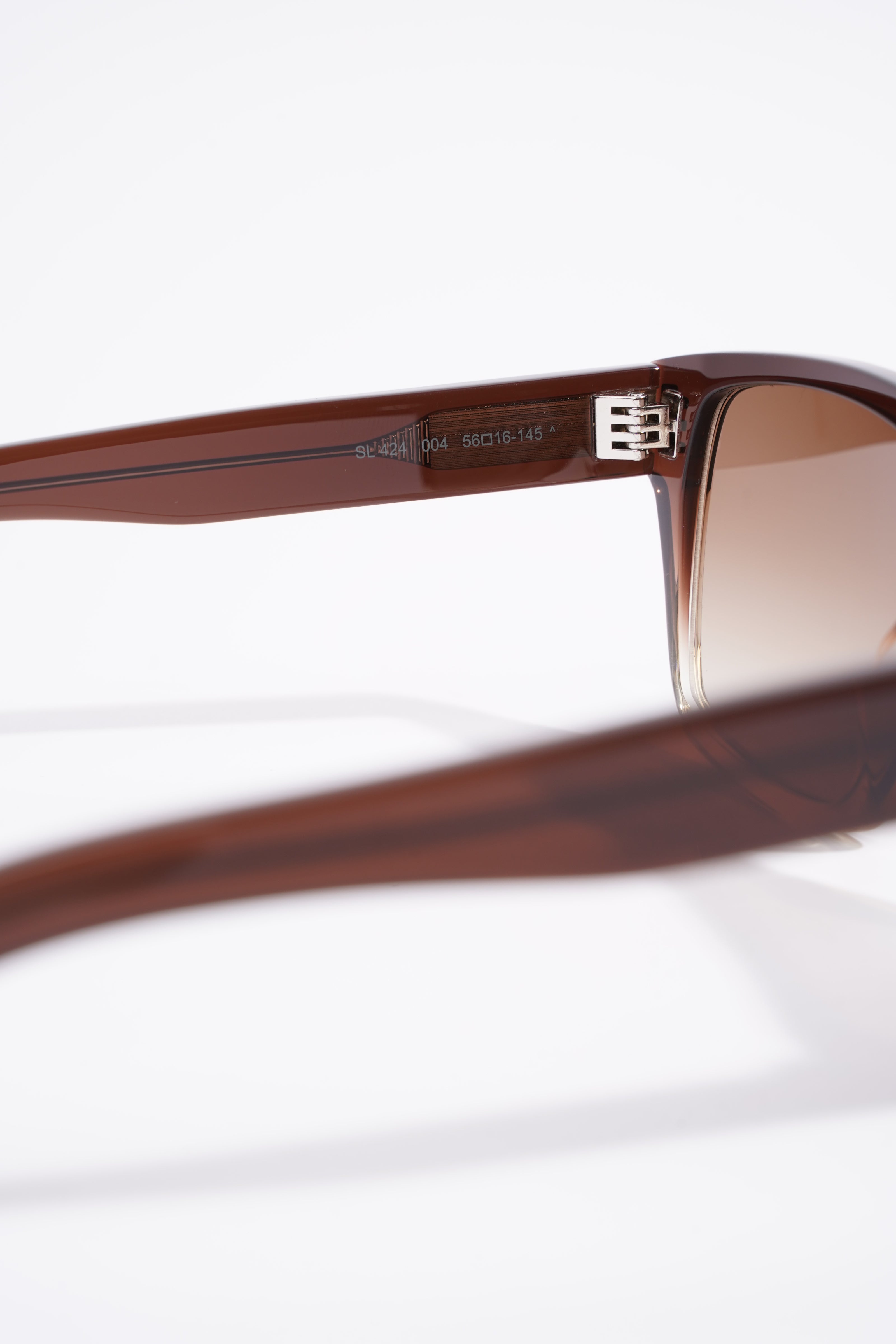 Saint Laurent SL 424 Sunglasses Havana Acetate 145mm