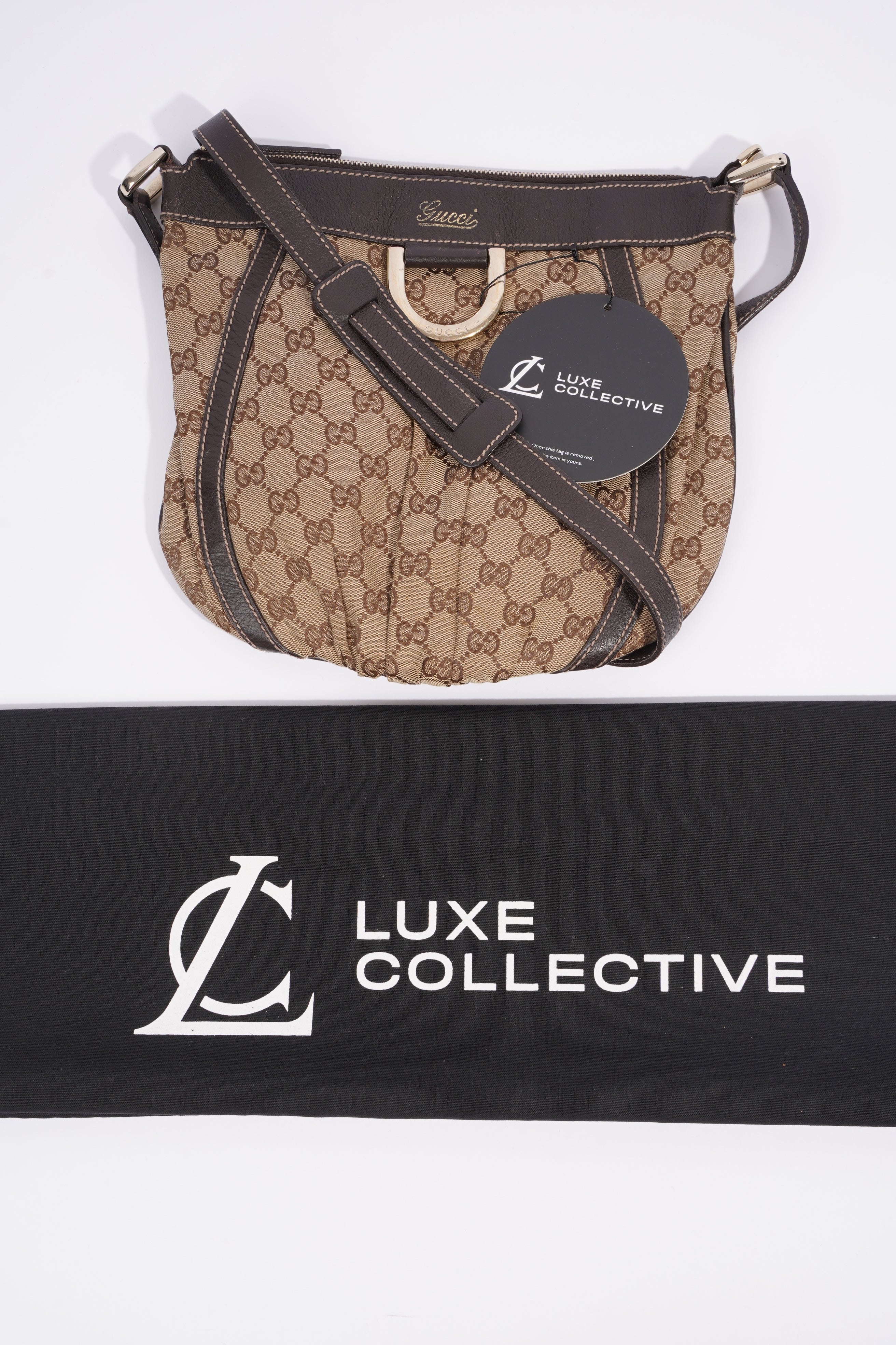 Gucci Abbey D-Ring GG Supreme Coated Canvas