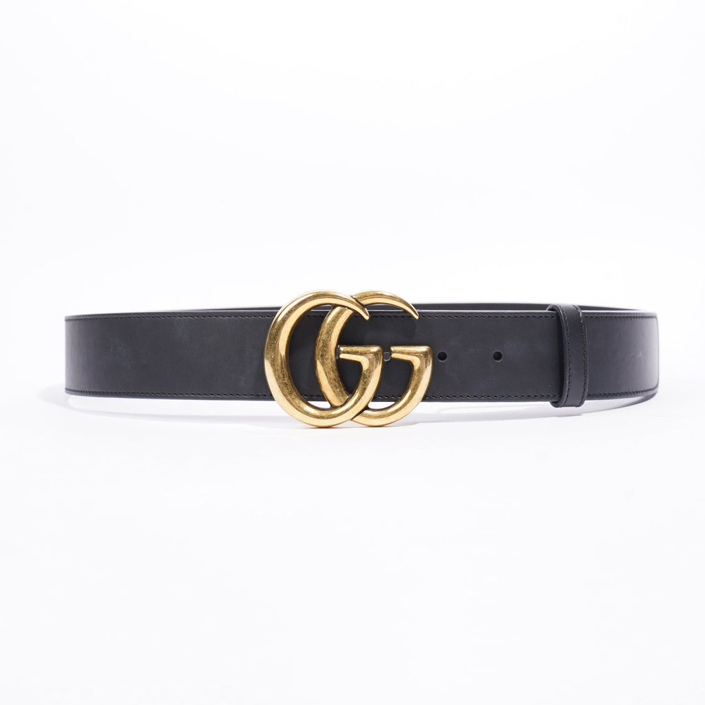 Gucci GG Marmont Belt Black Leather 90cm 36"