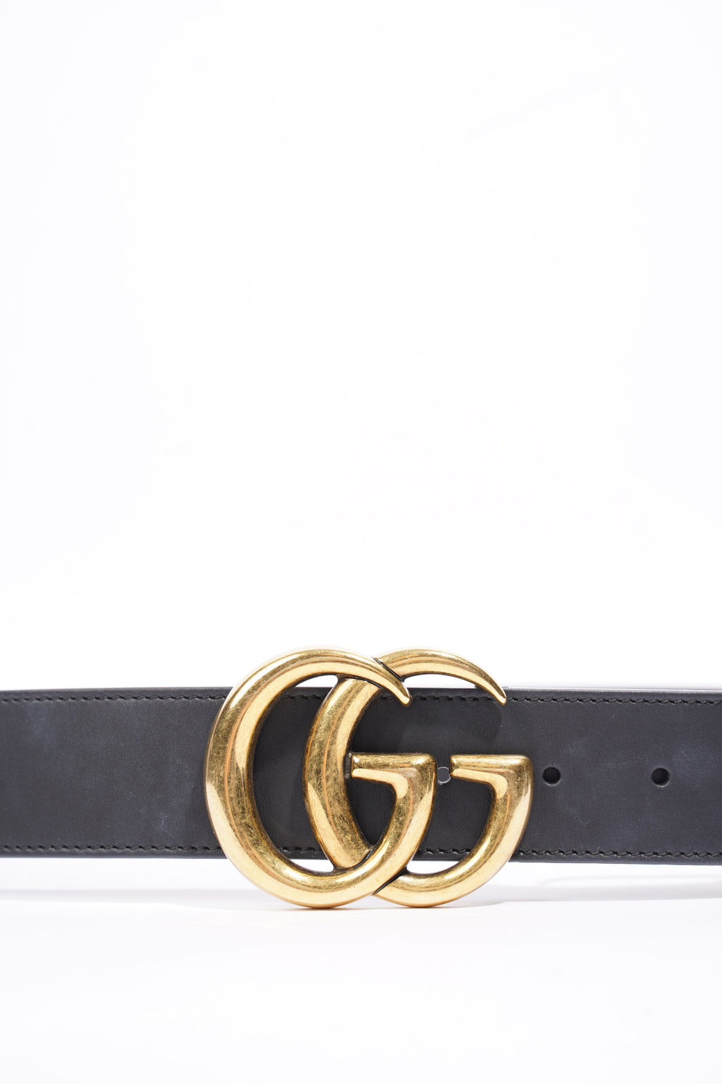 Gucci GG Marmont Belt Black Leather 90cm 36"