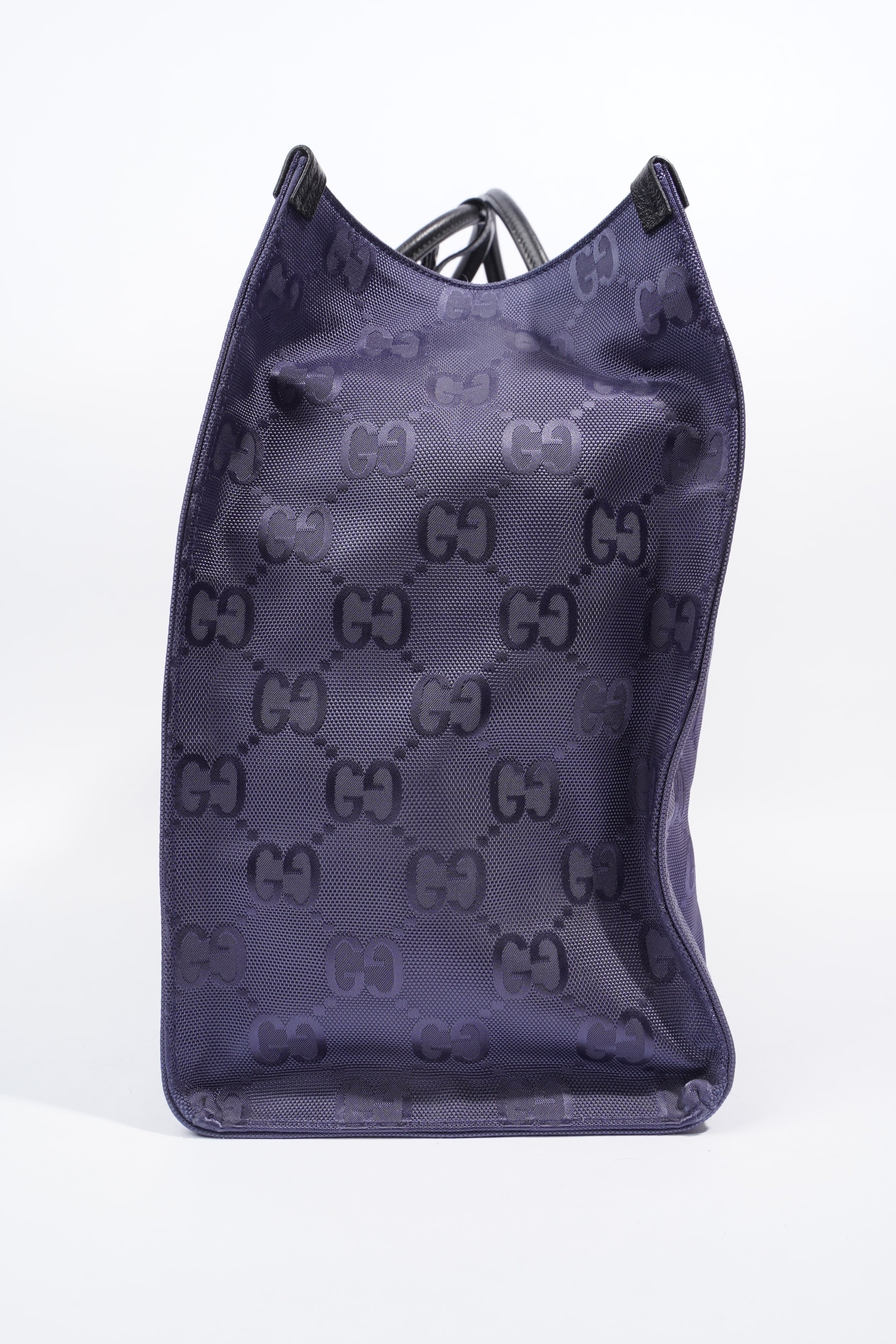 Gucci GG Off The Grid Tote Navy Nylon Large