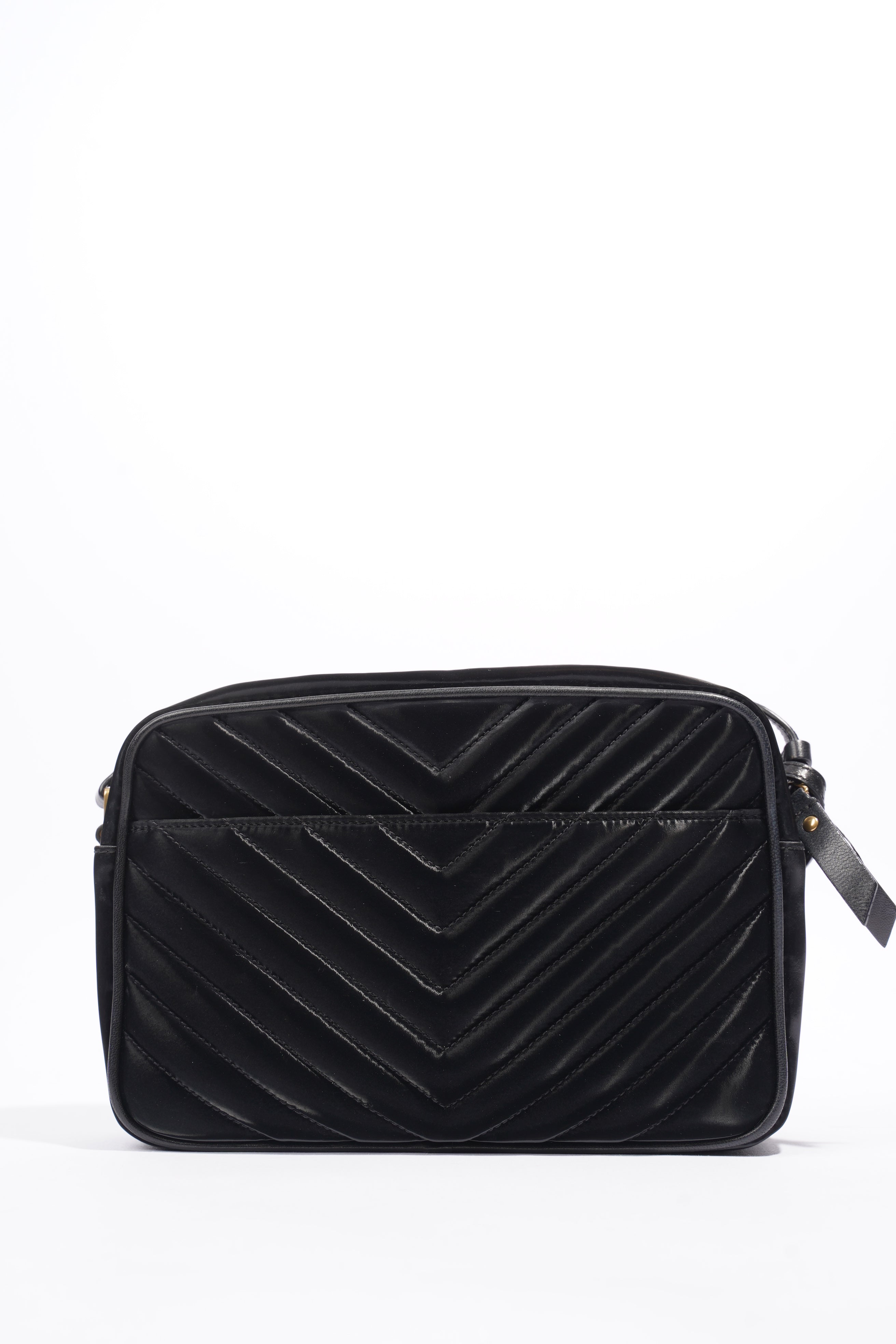 Saint Laurent Lou Camera Black Velvet