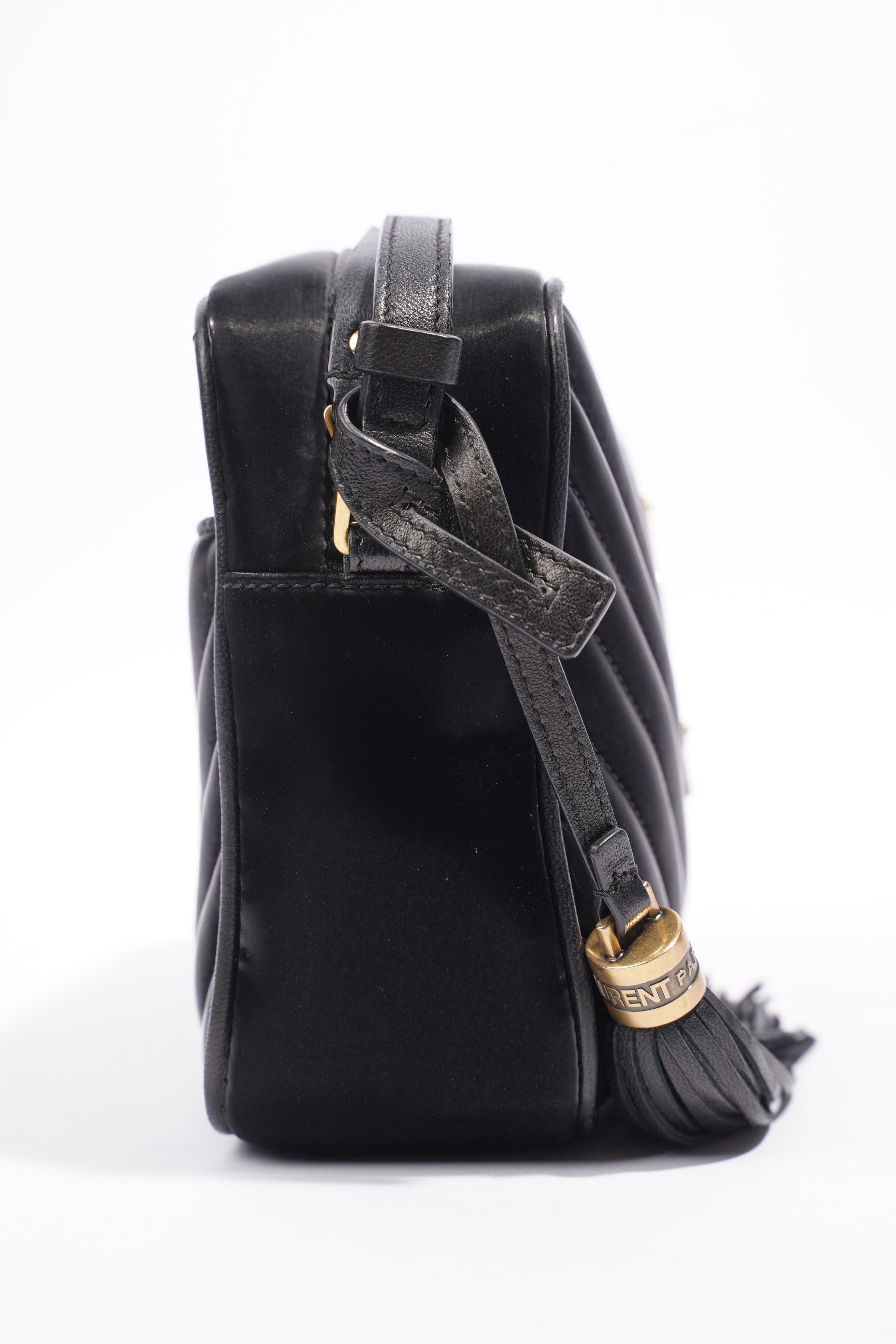 Saint Laurent Lou Camera Black Velvet
