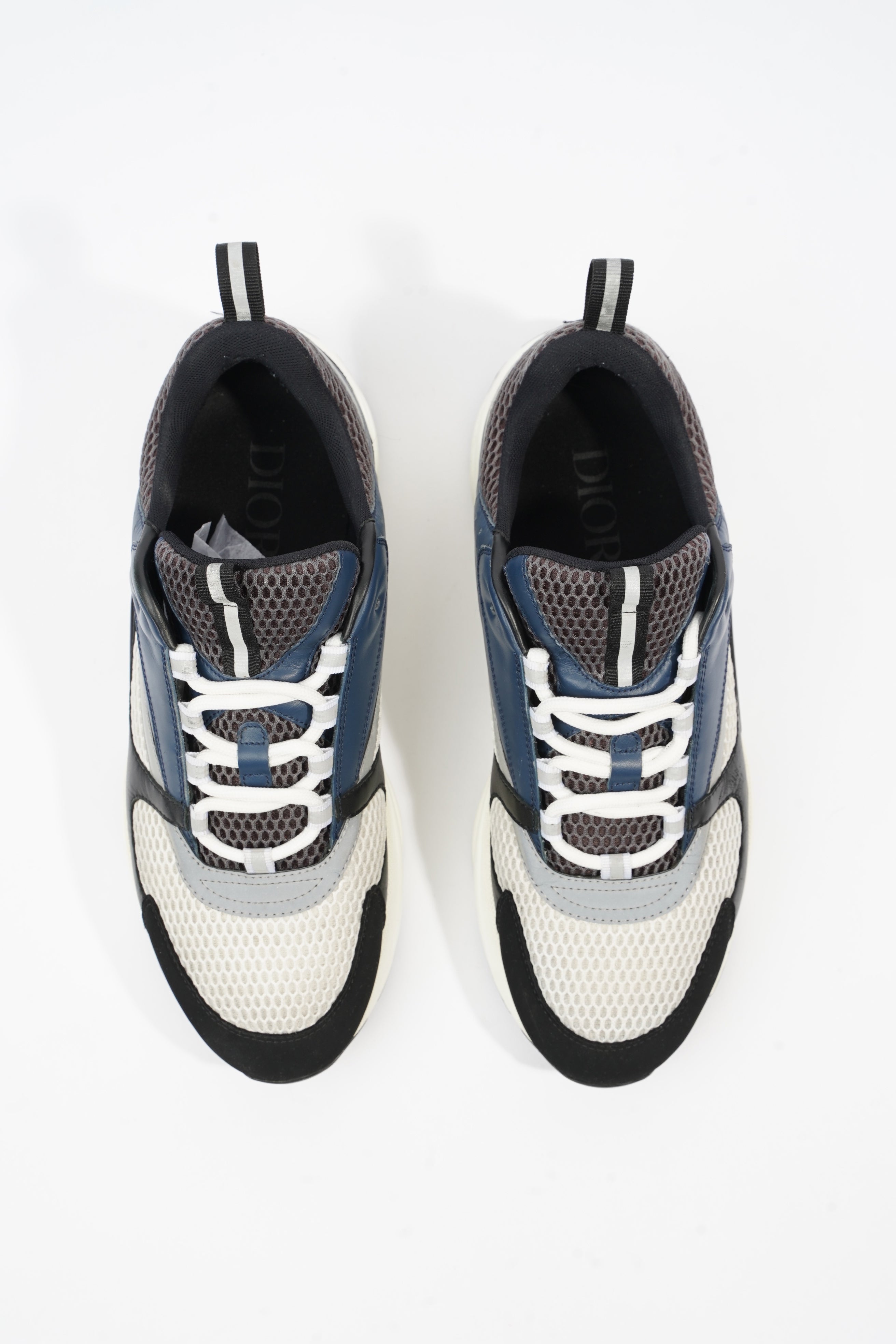Christian Dior B22 White / Black / Navy Mesh EU 43 UK 9