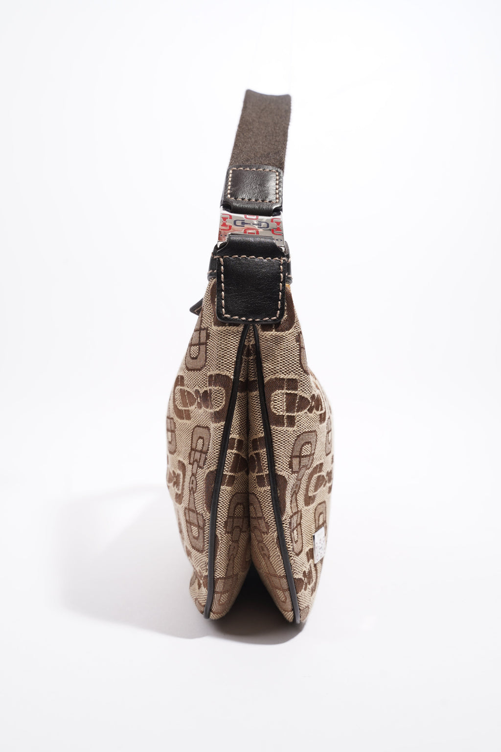 Gucci Horsebit Canvas Brown Canvas Small
