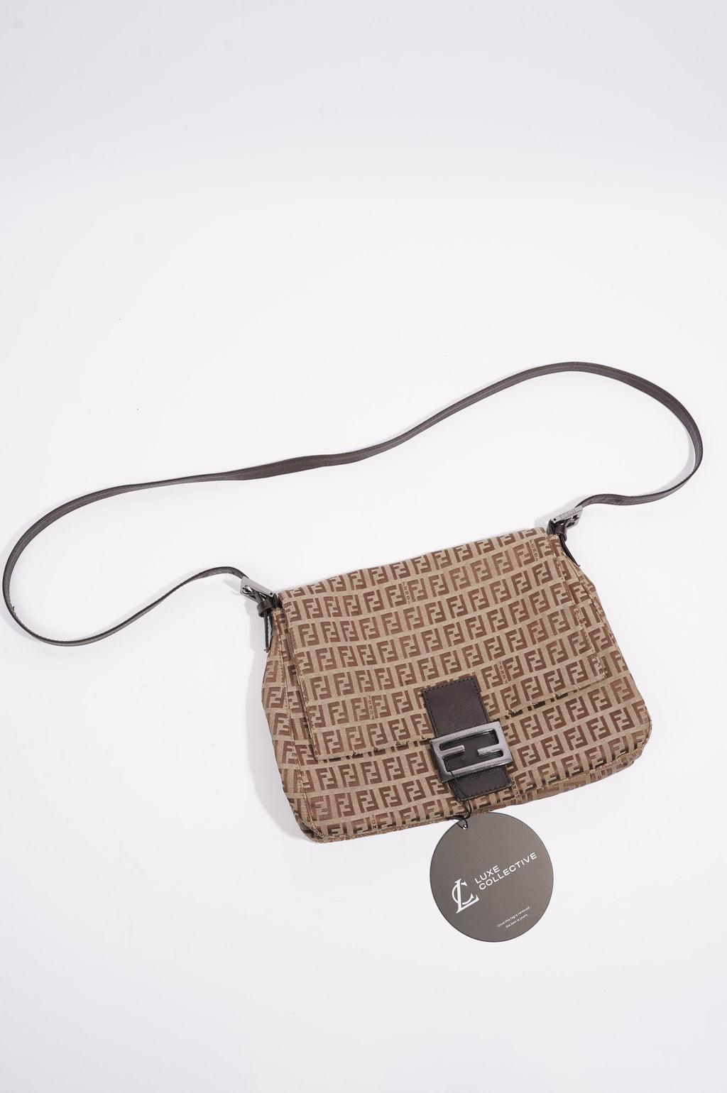 Fendi Shoulder Bag Zucca Canvas