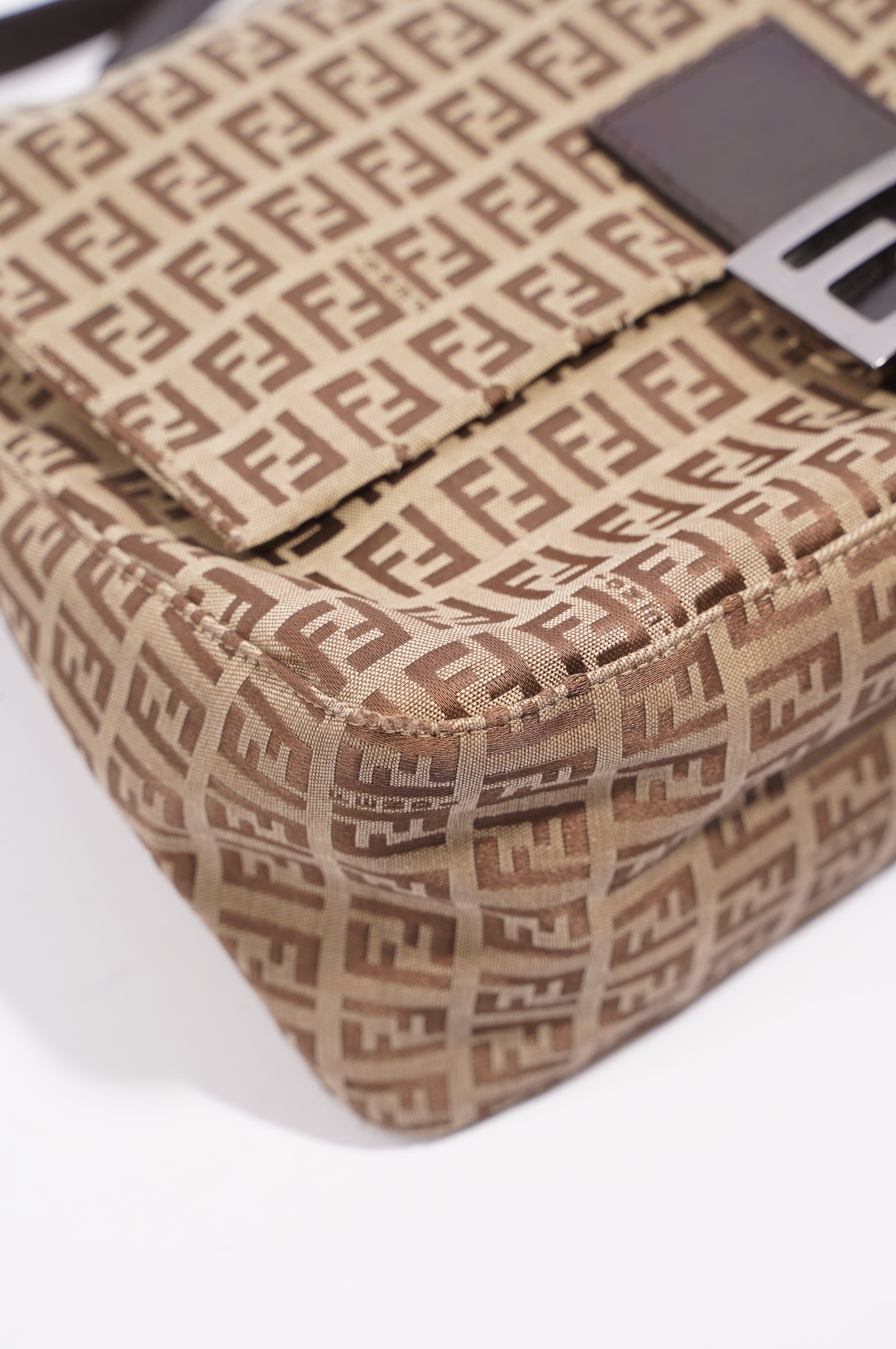 Fendi Shoulder Bag Zucca Canvas