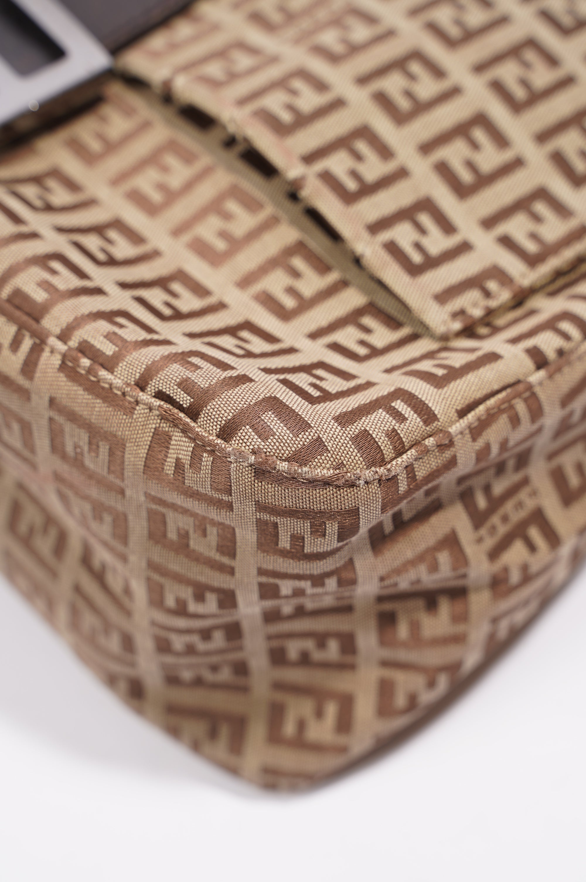 Fendi Shoulder Bag Zucca Canvas