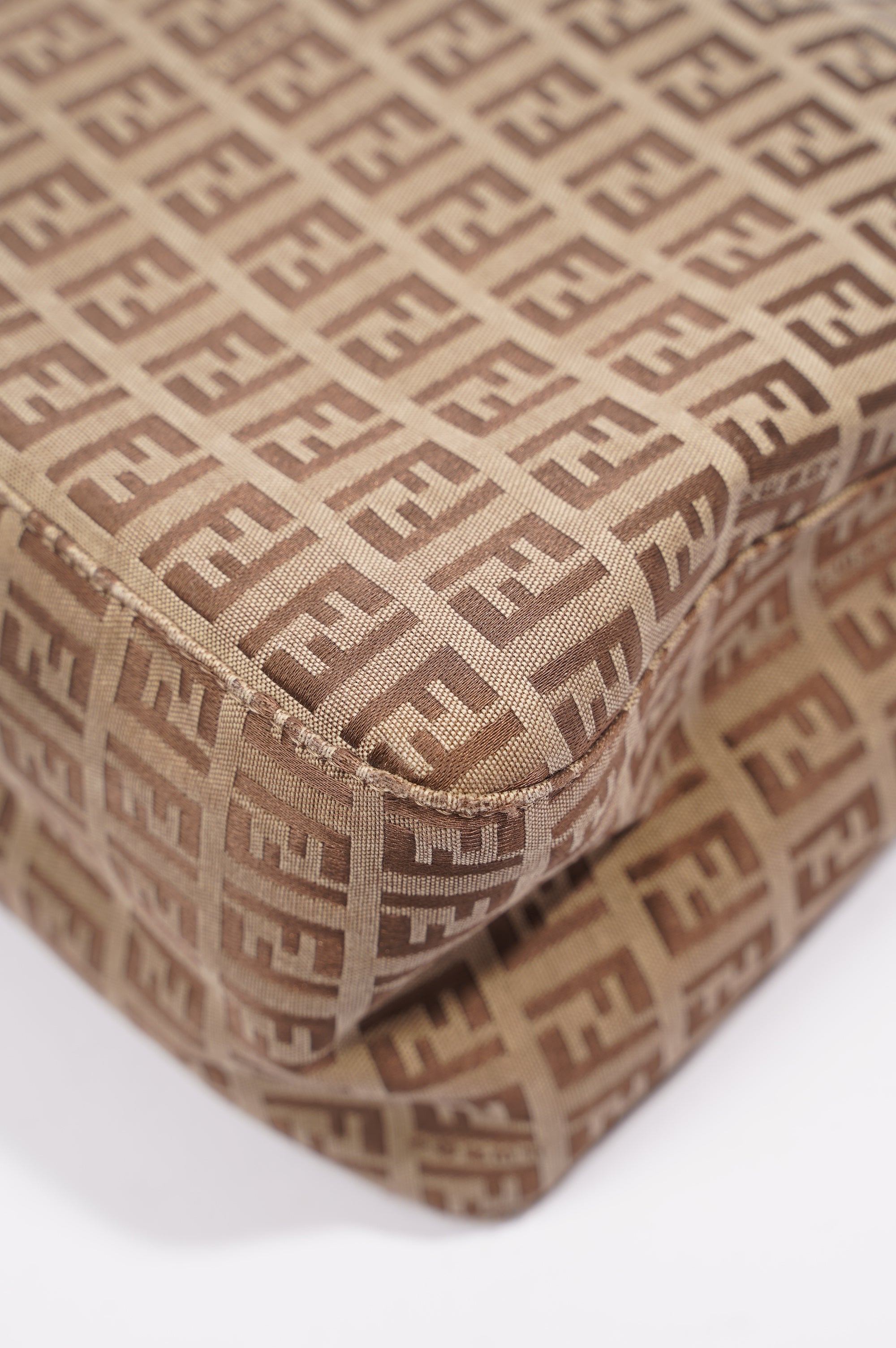 Fendi Shoulder Bag Zucca Canvas