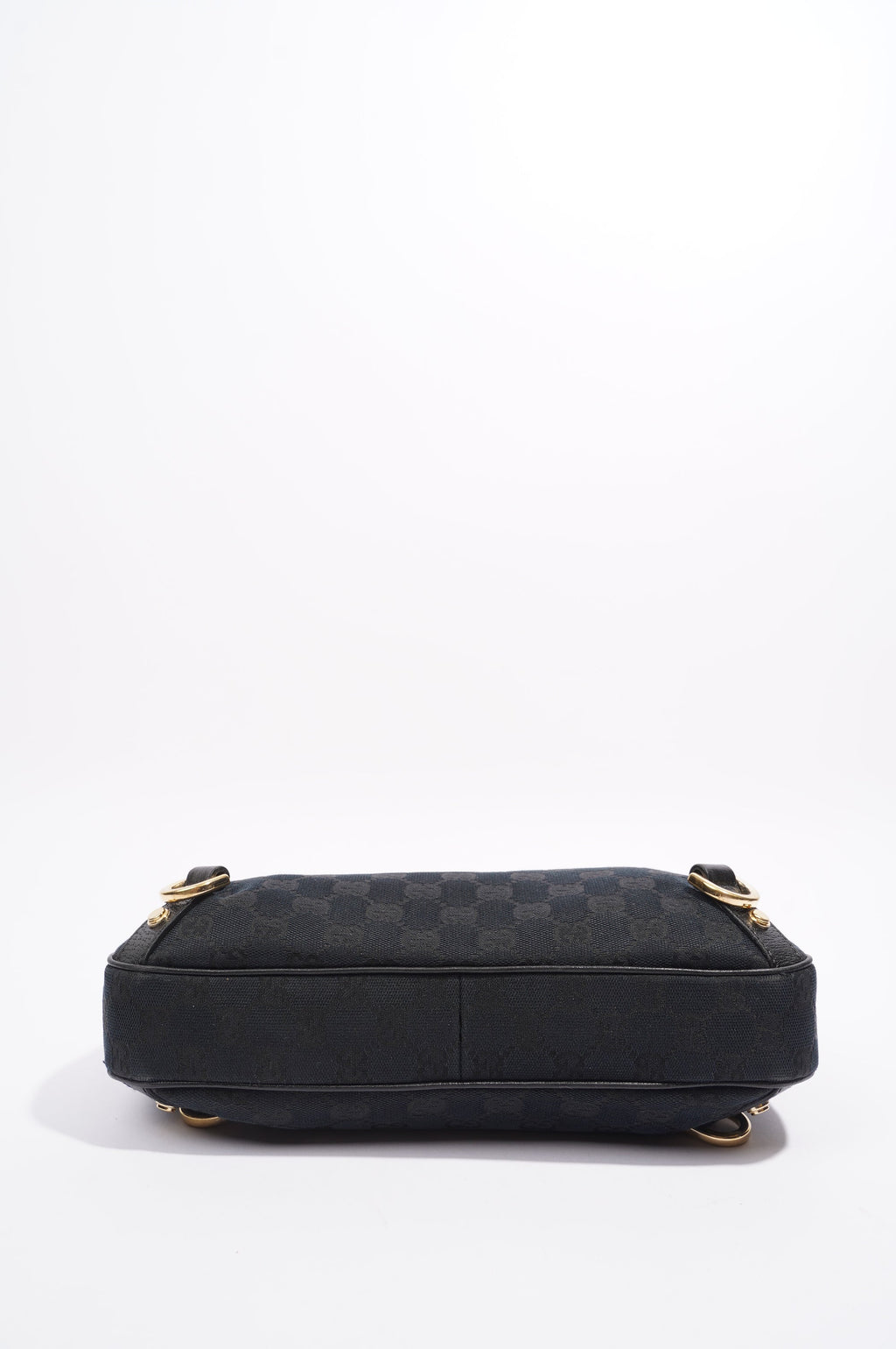 Gucci Abbey GG Shoulder Bag Black Supreme Canvas