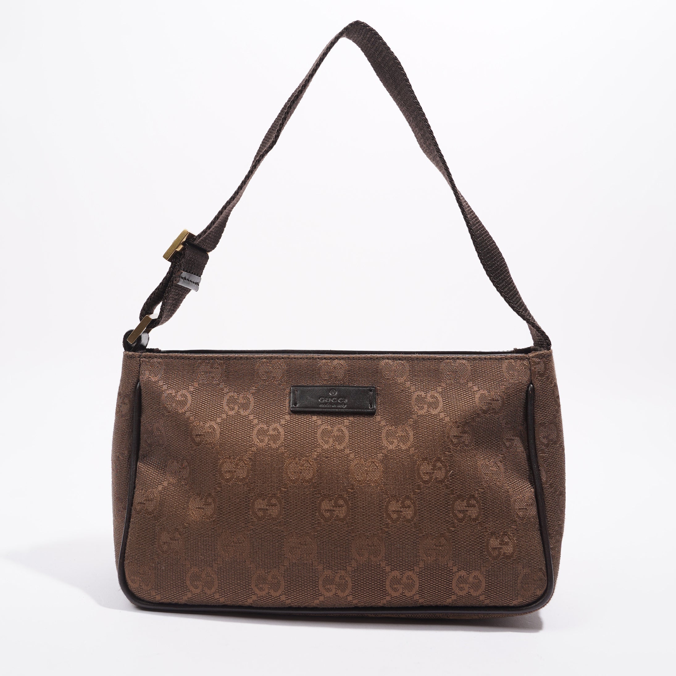 Gucci Shoulder Bag Brown Supreme Canvas Mini