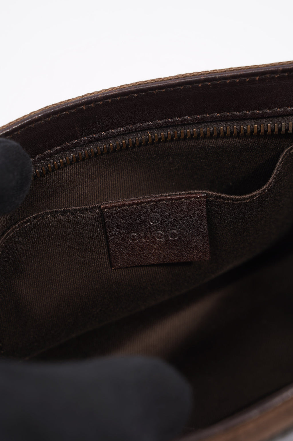 Gucci Shoulder Bag Brown Supreme Canvas Mini