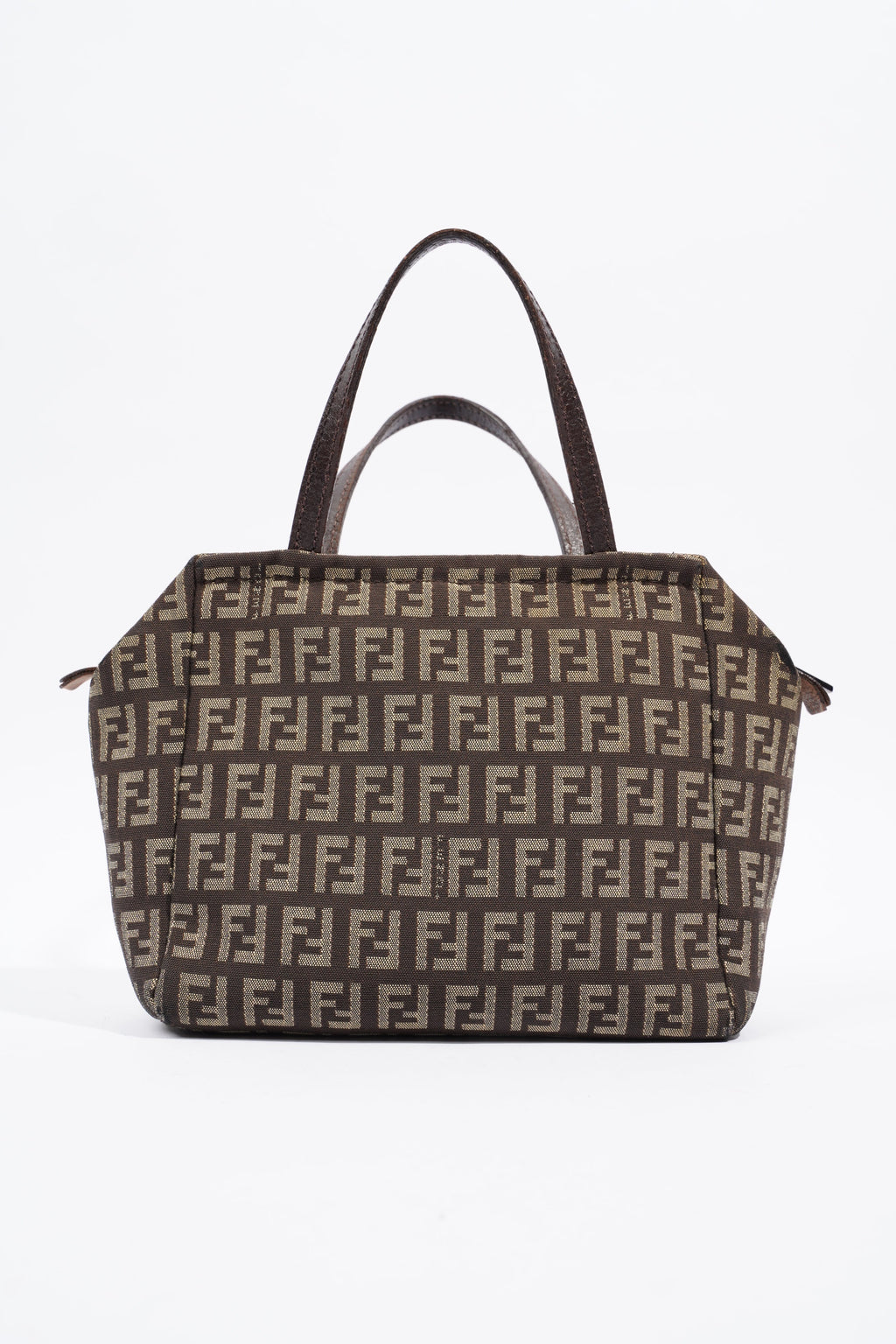 Fendi Zucchino Handbag Zucca Canvas Mini