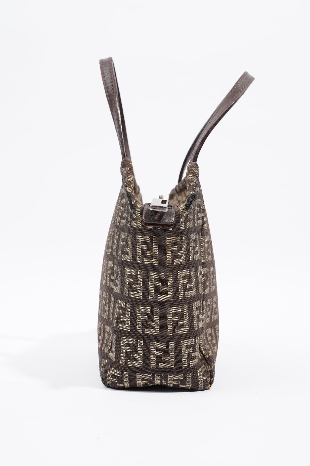 Fendi Zucchino Handbag Zucca Canvas Mini