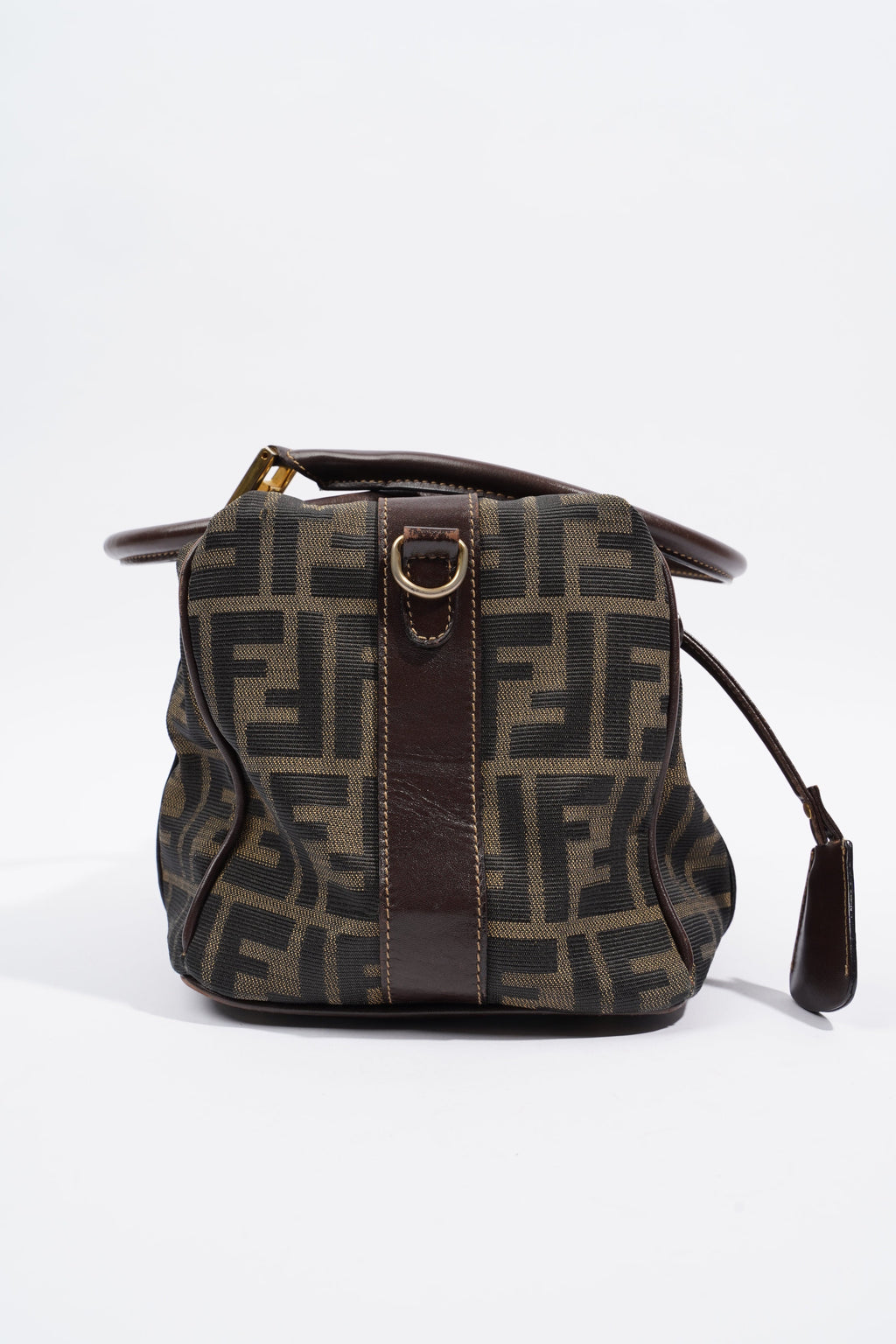 Fendi Boston Bag Zucca Print / Brown Canvas