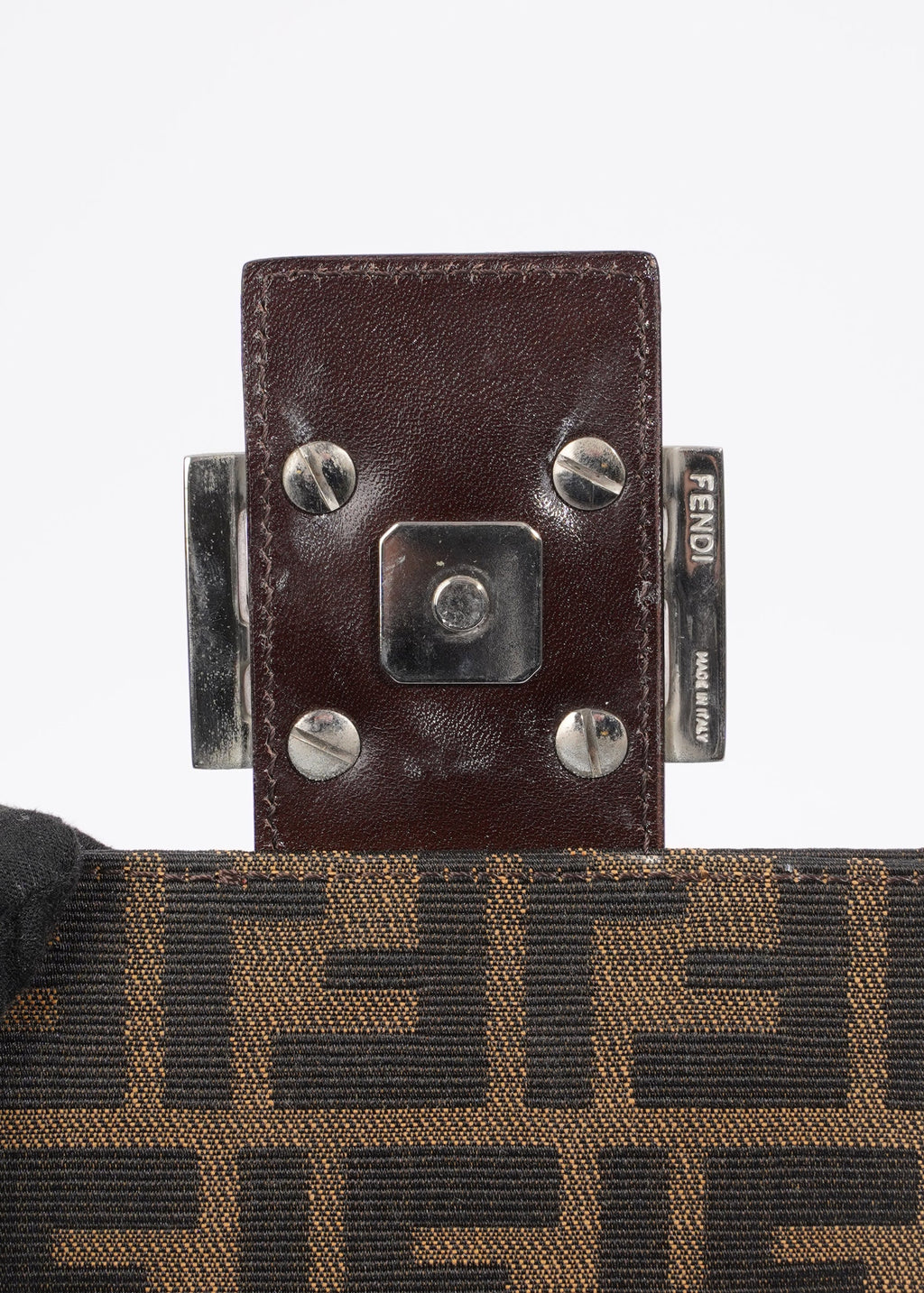 Fendi Shoulder Bag Zucca Print / Brown Canvas Mini
