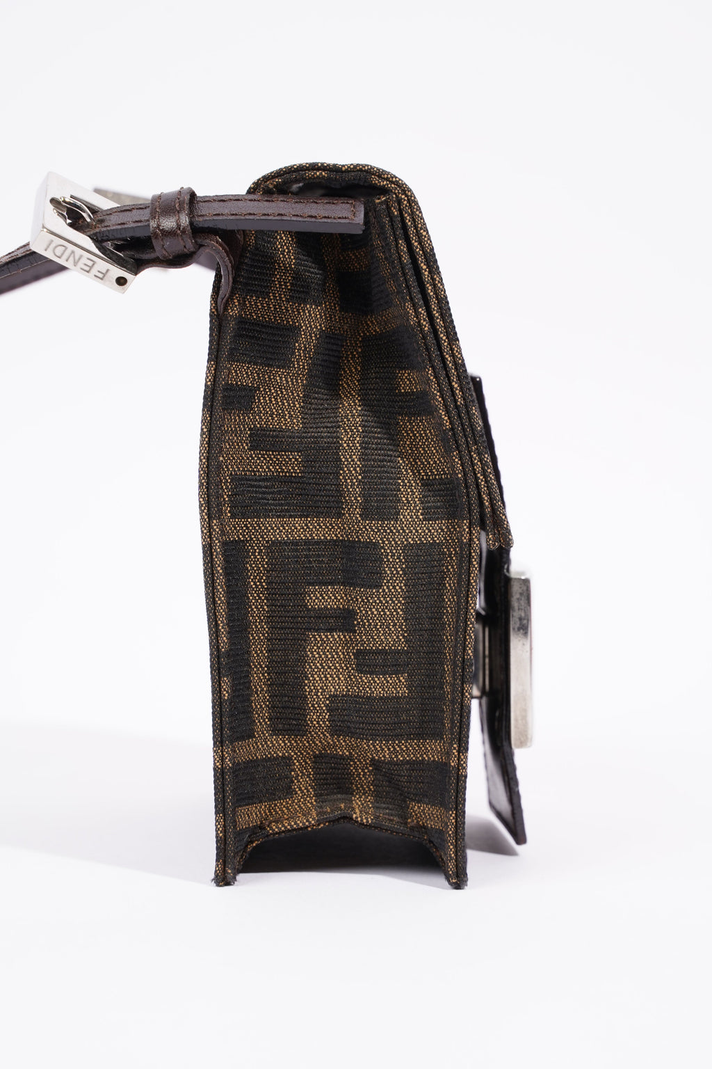 Fendi Shoulder Bag Zucca Print / Brown Canvas Mini