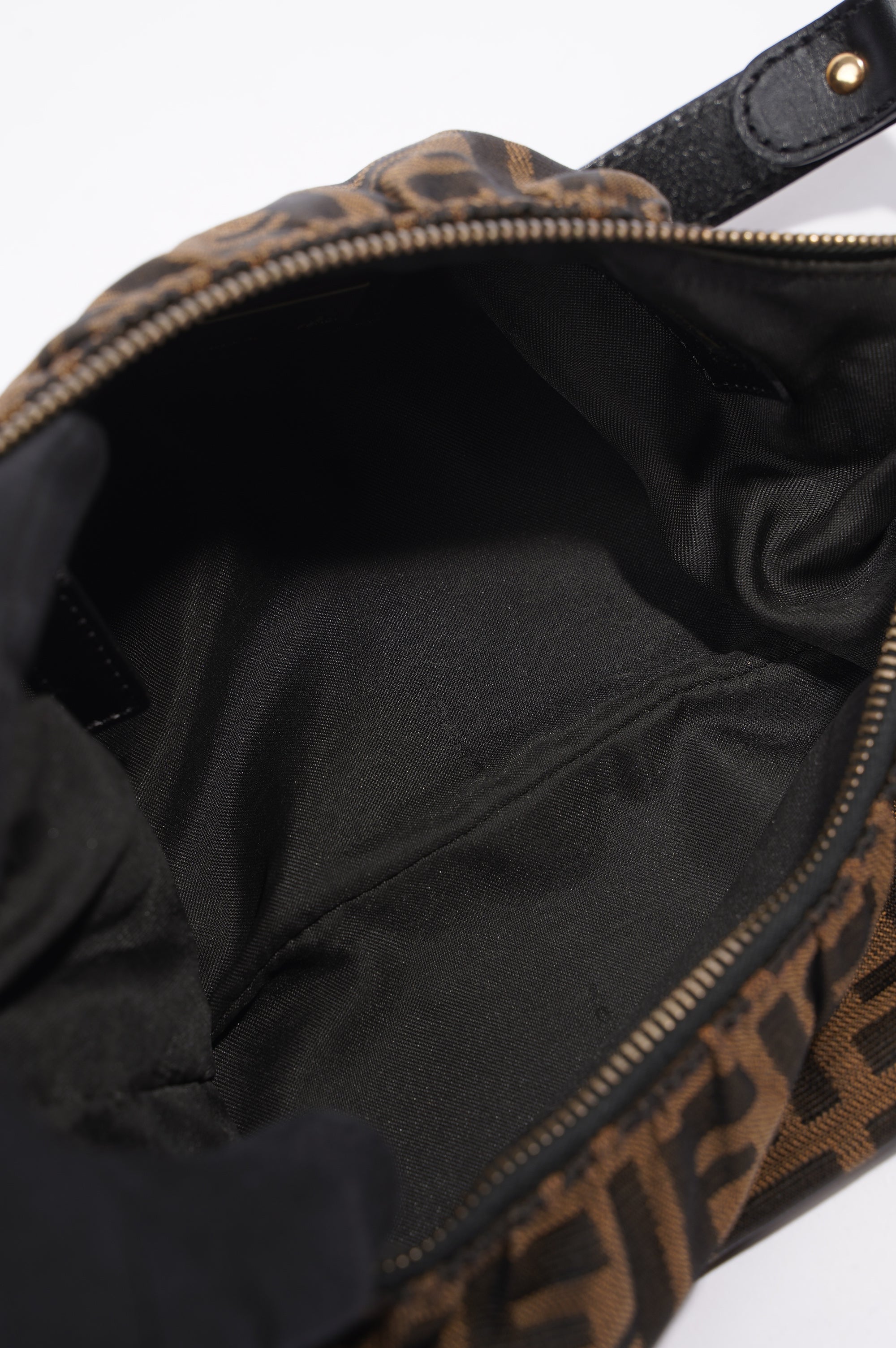Fendi Shoulder Bag Zucca Print / Brown Canvas