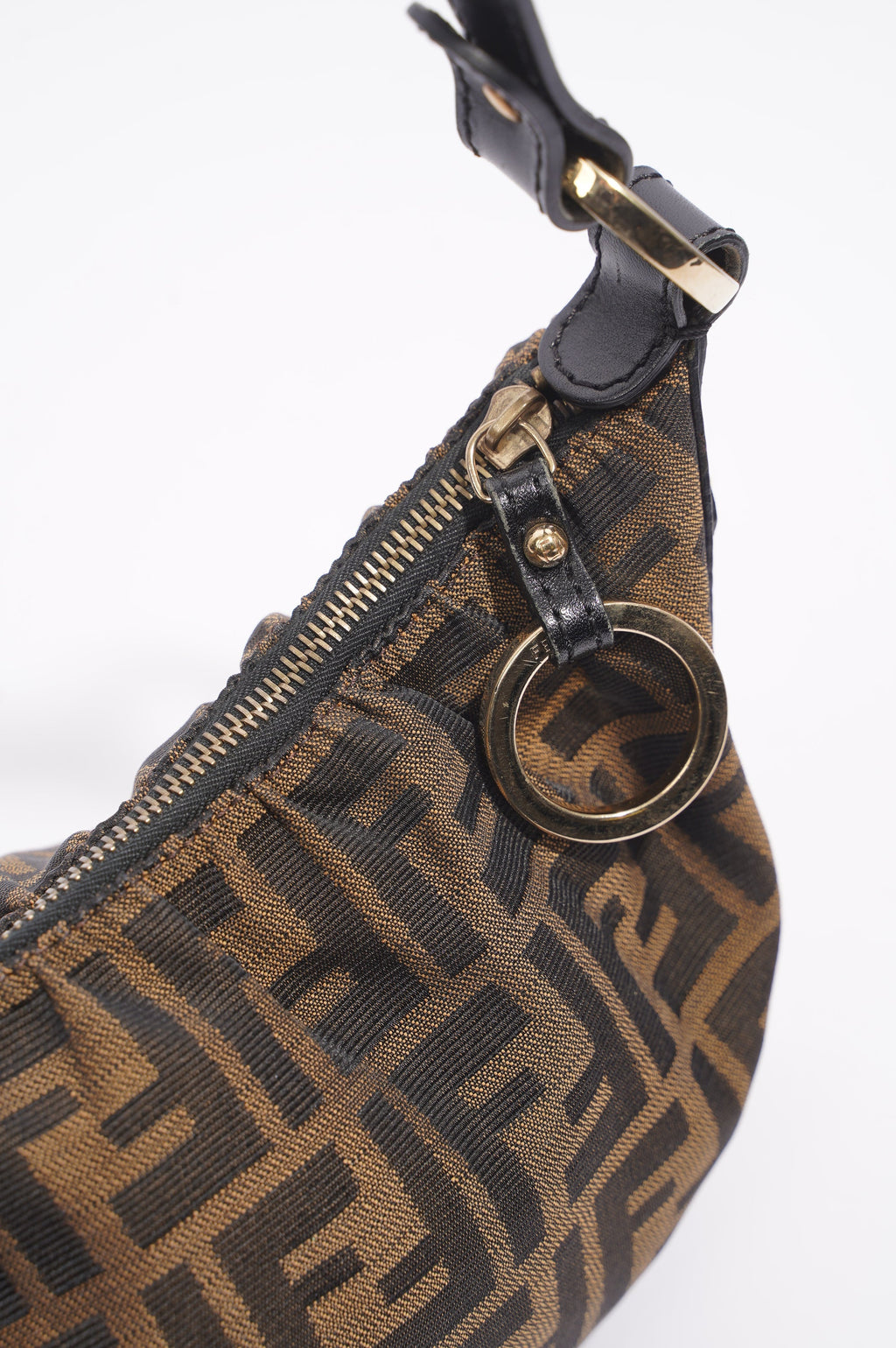 Fendi Shoulder Bag Zucca Print / Brown Canvas