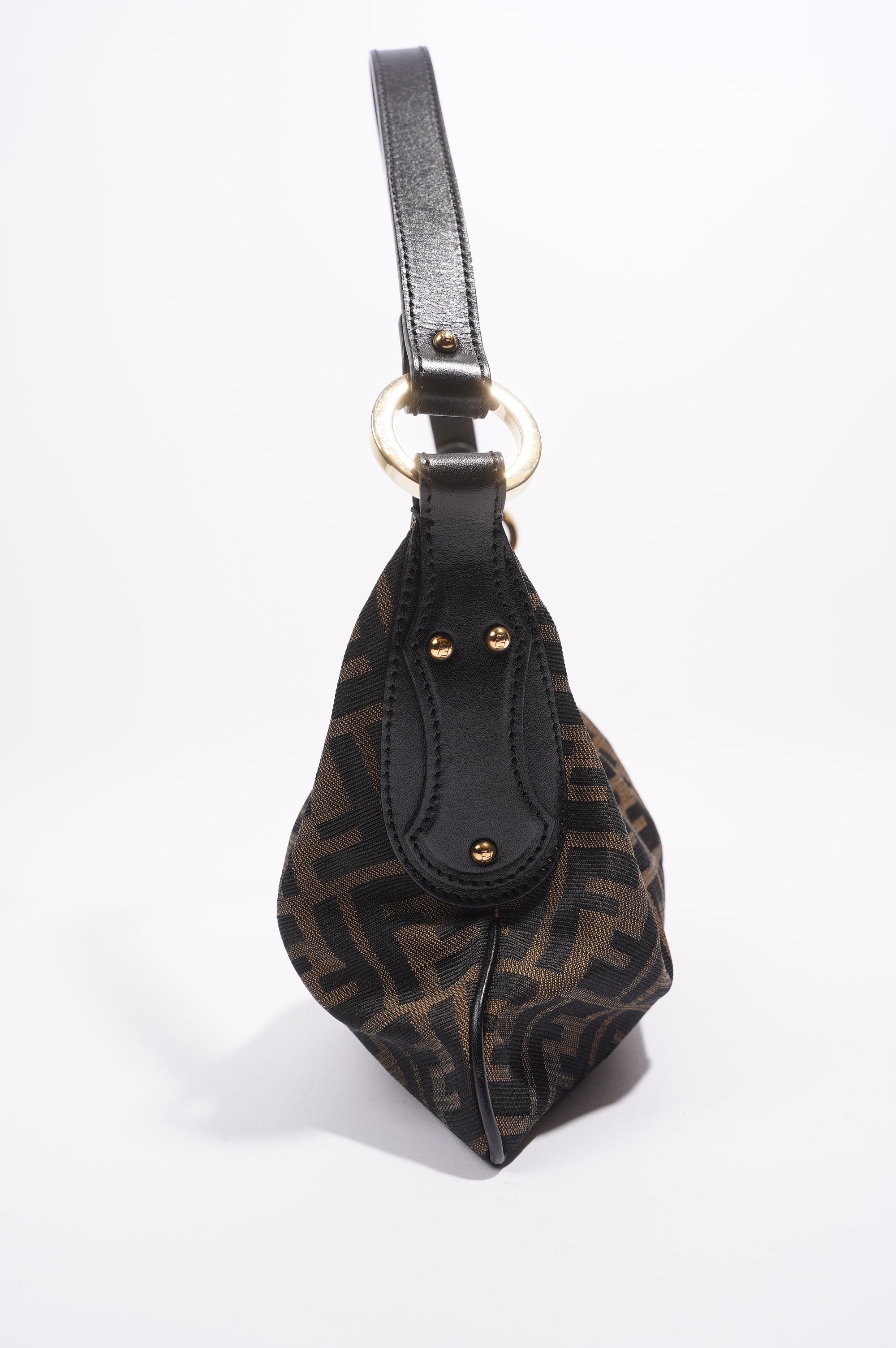 Fendi Shoulder Bag Zucca Print / Brown Canvas