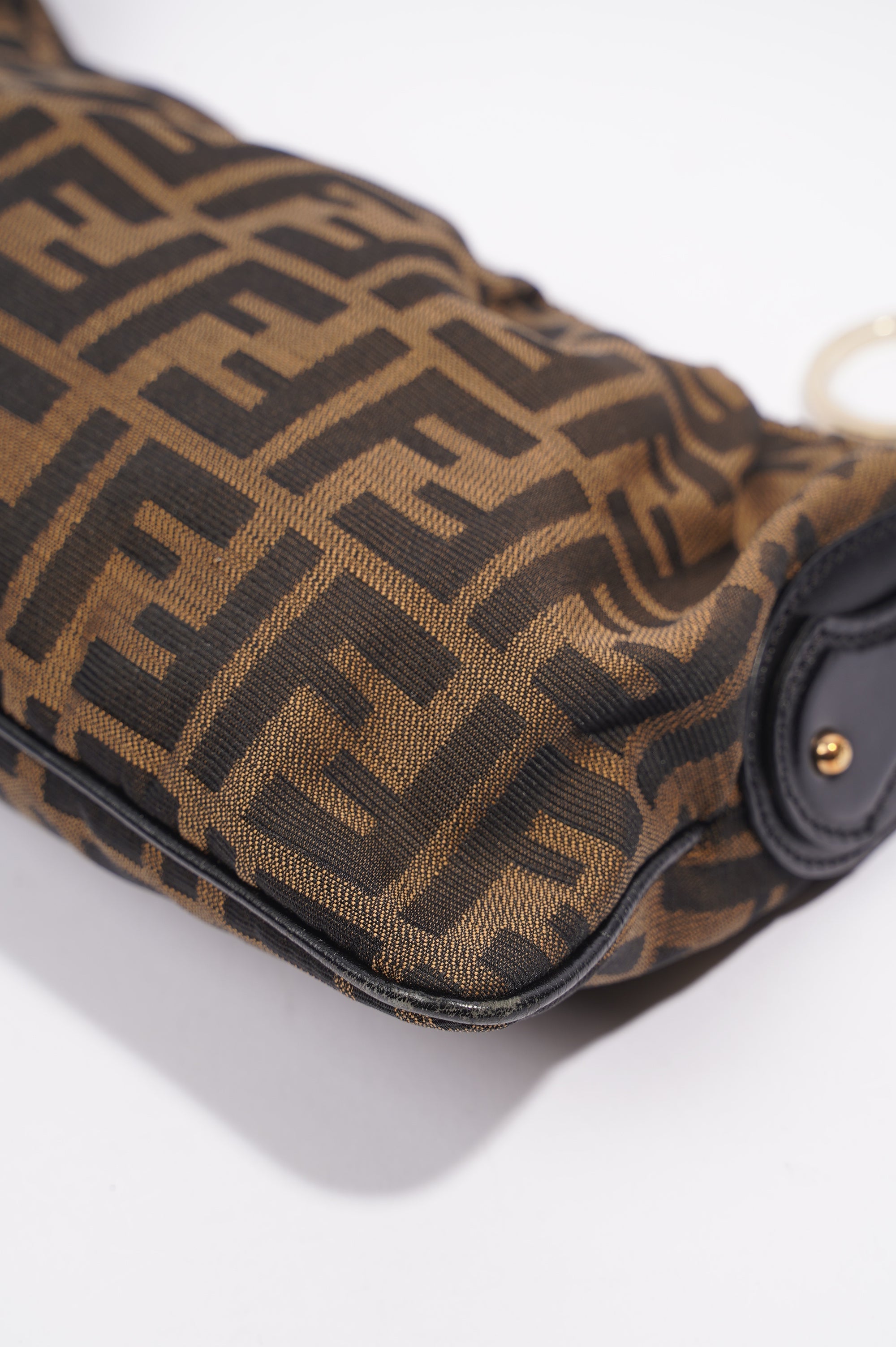 Fendi Shoulder Bag Zucca Print / Brown Canvas