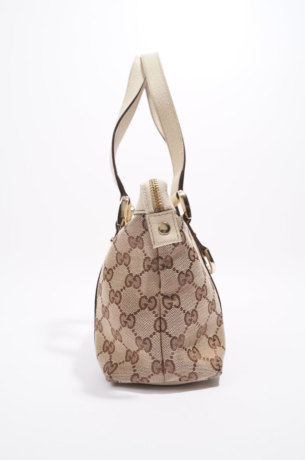 Gucci Abbey Shoulder Bag Supreme Print / White Canvas Small