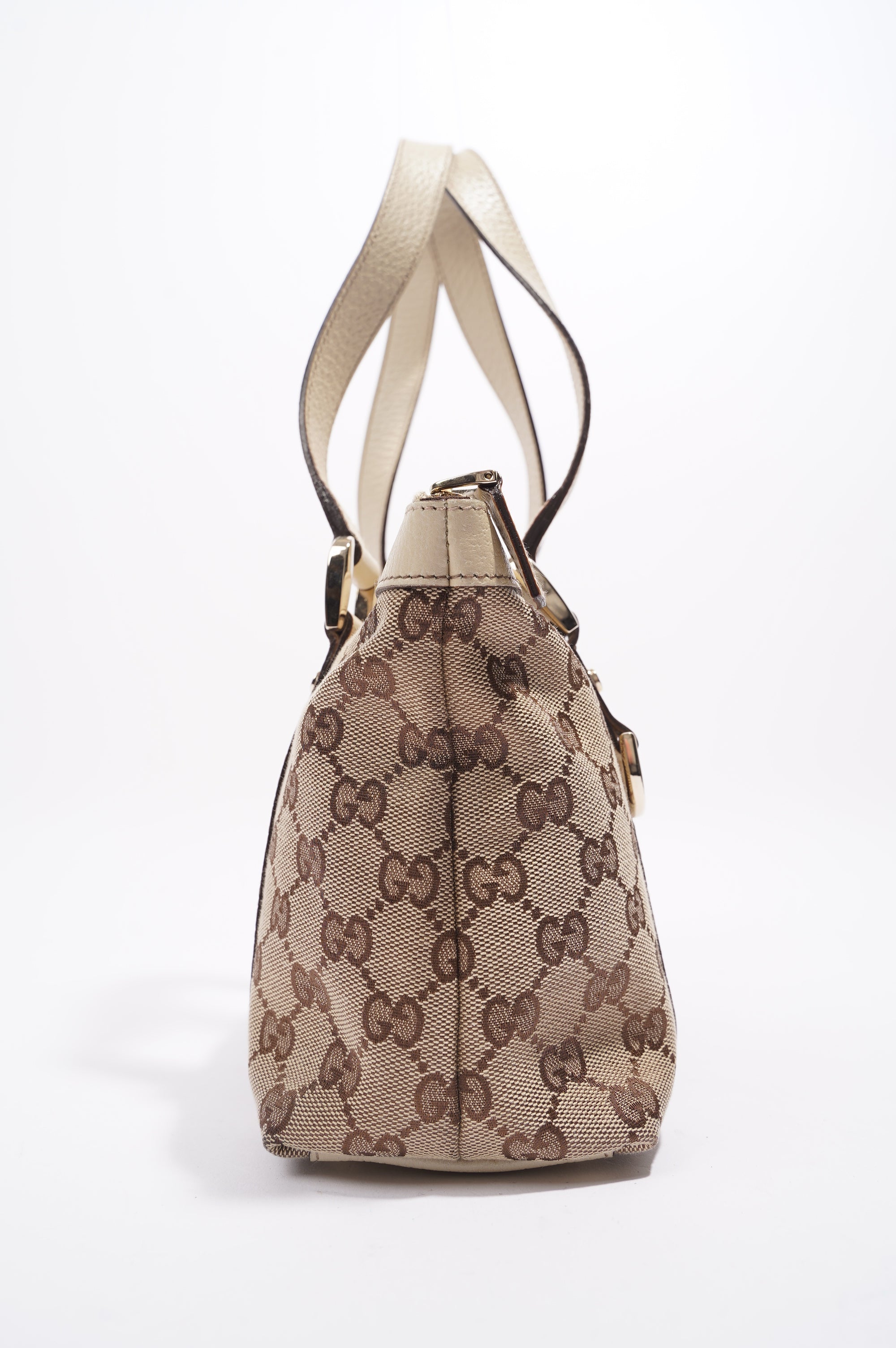 Gucci Abbey Shoulder Bag Supreme Print / White Canvas Small