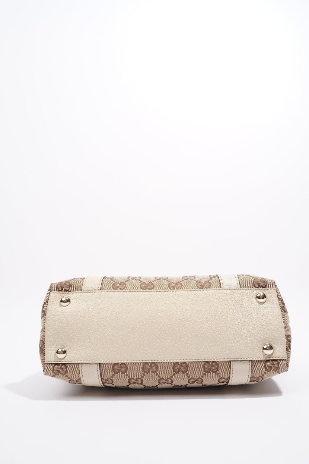 Gucci Abbey Shoulder Bag Supreme Print / White Canvas Small