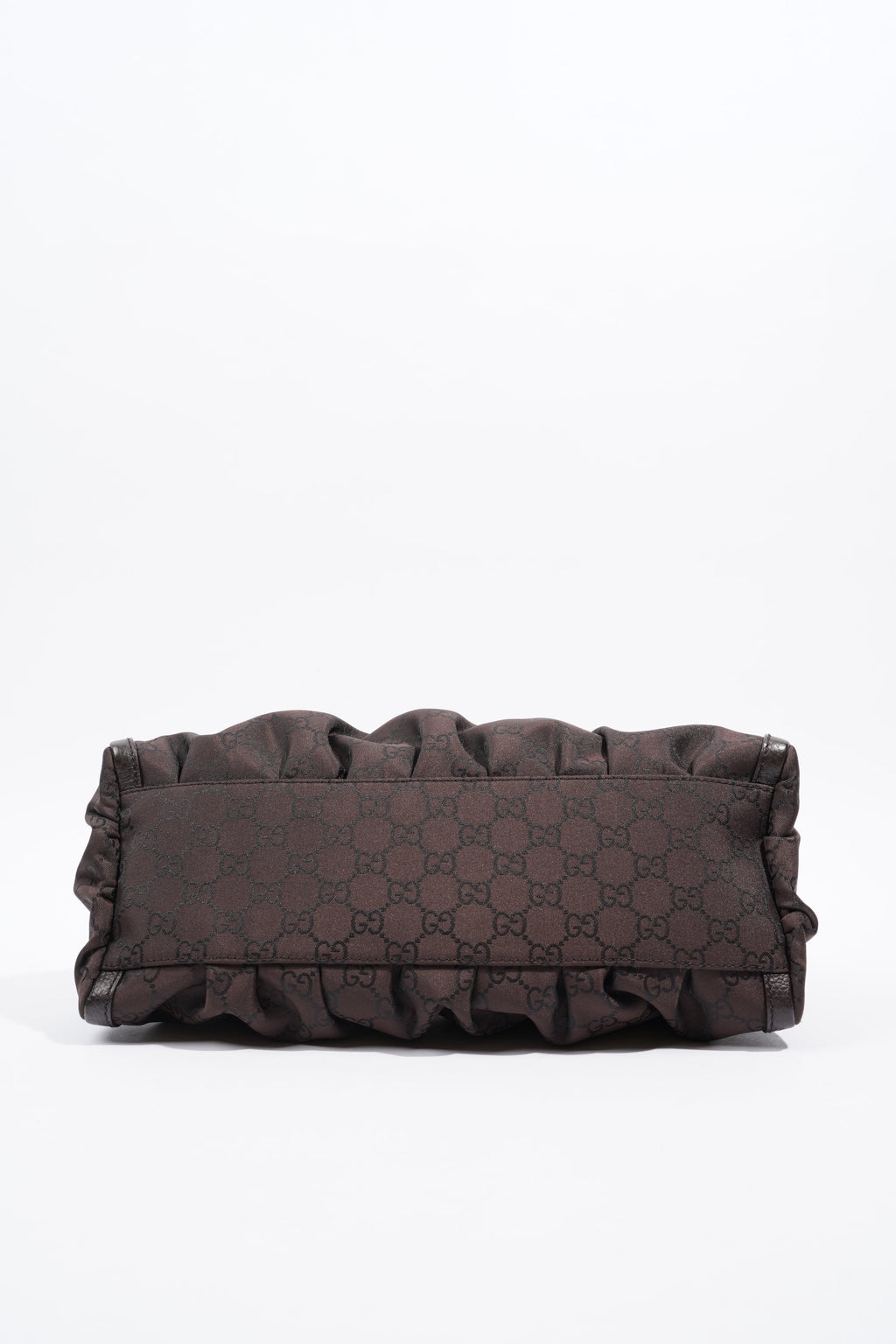 Gucci Abbey Shoulder Bag Supreme Print / Chocolate Brown Canvas