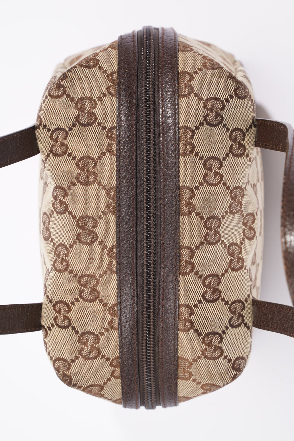 Gucci Dome Bag Supreme Print / Brown Canvas Mini